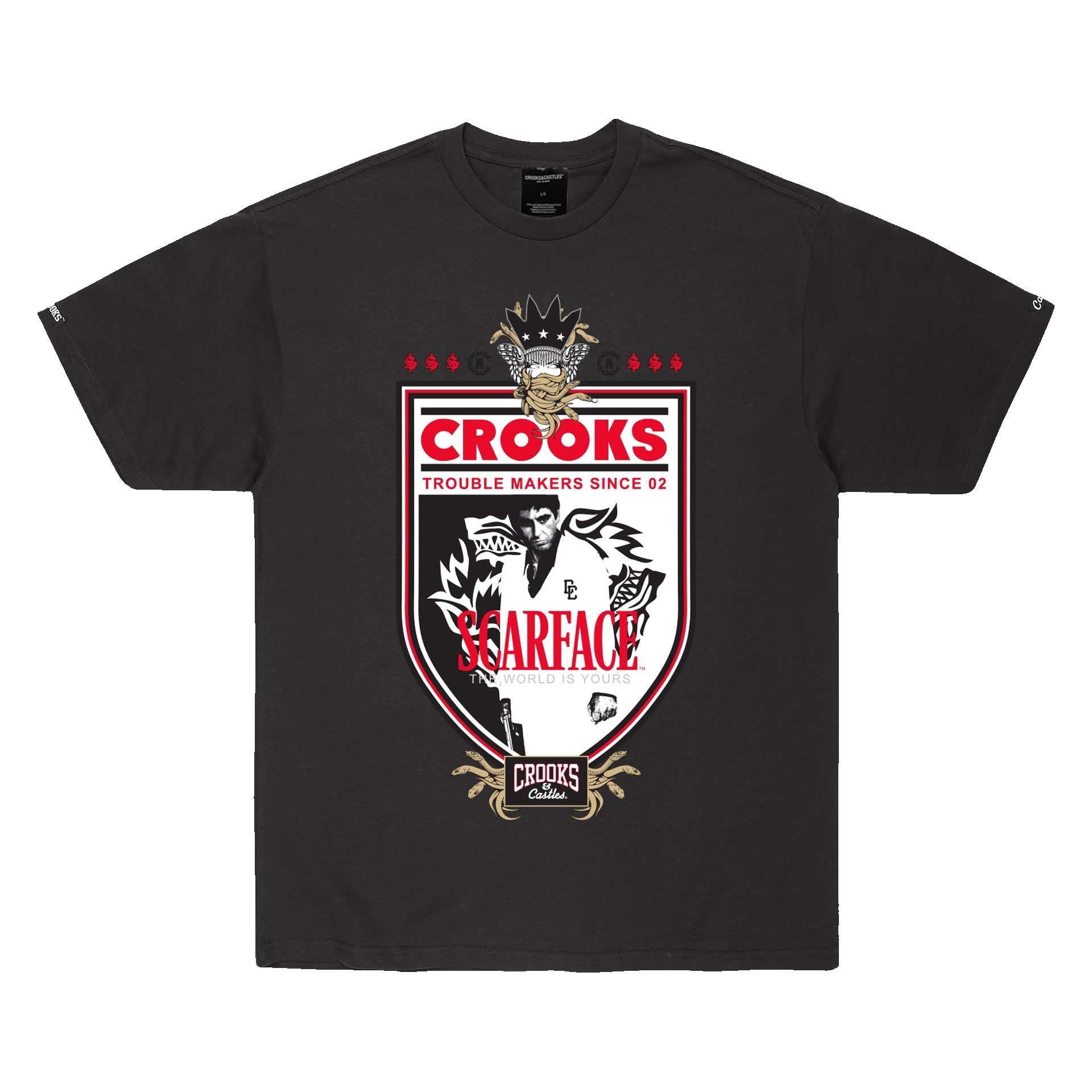 Scarface Crest Tee sold by Crooks & Castles