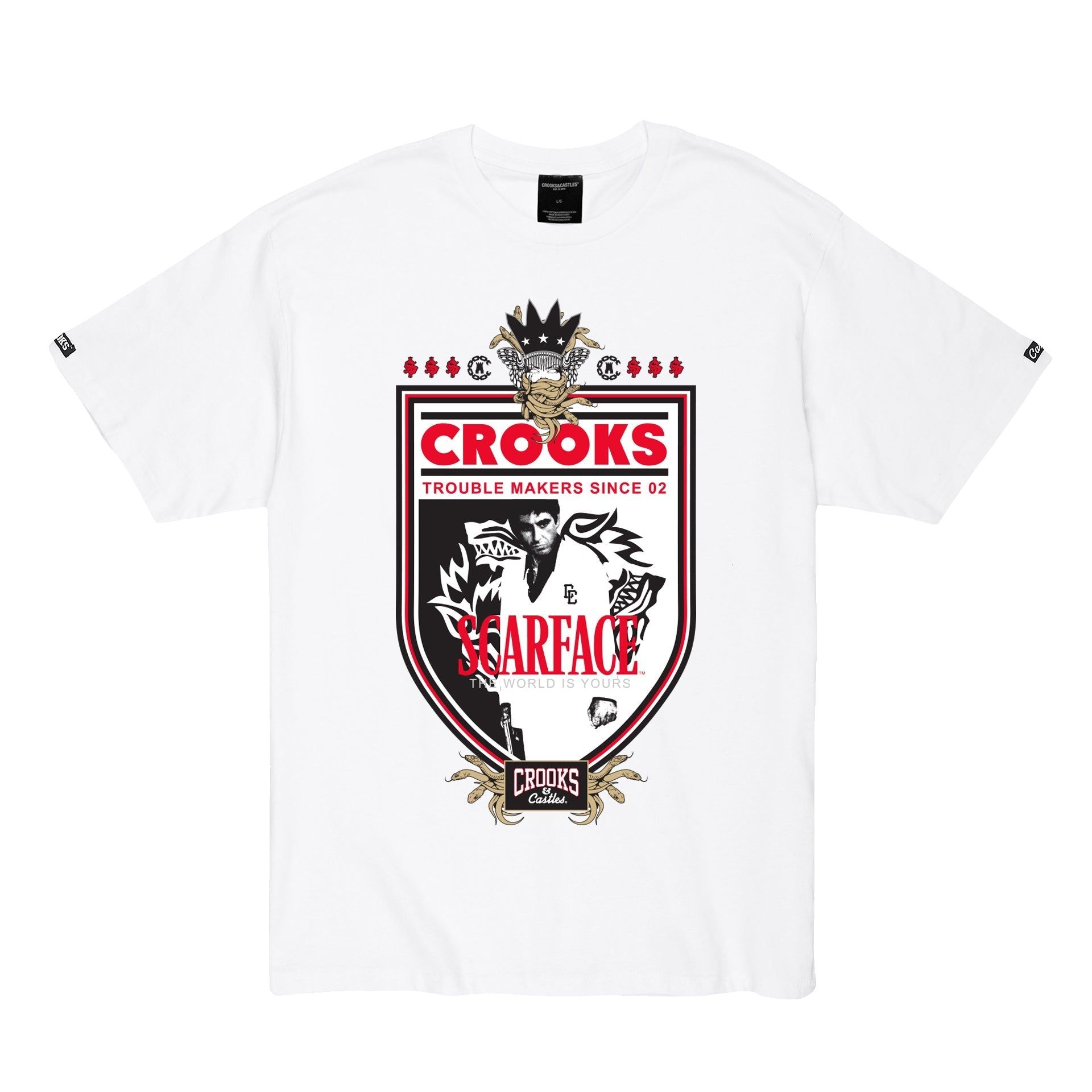 Scarface Crest Tee sold by Crooks & Castles product image thumbnail 2