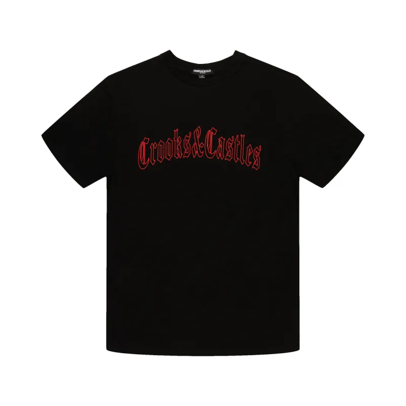 Gothic Embroidered Logo Tee sold by Crooks & Castles