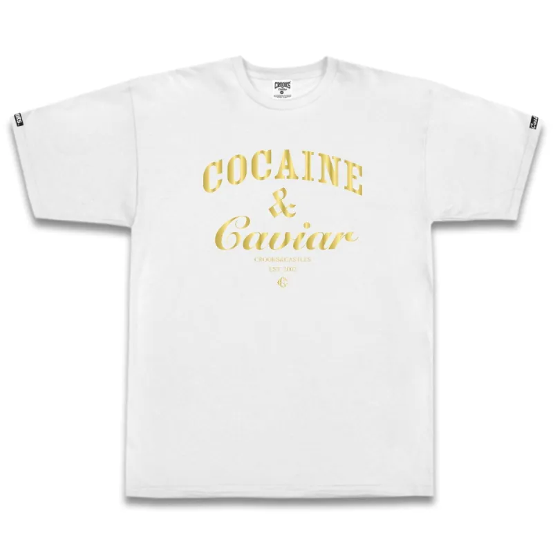 Coca Cav Logo Foil Tee sold by Crooks & Castles
