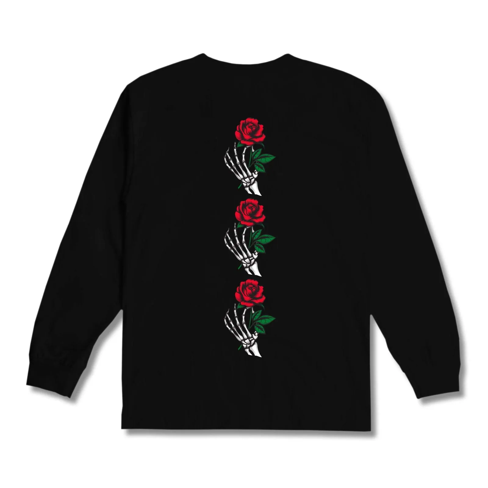 Rose Skeleton Boyfriend L/S Tee sold by Crooks & Castles product image thumbnail 2