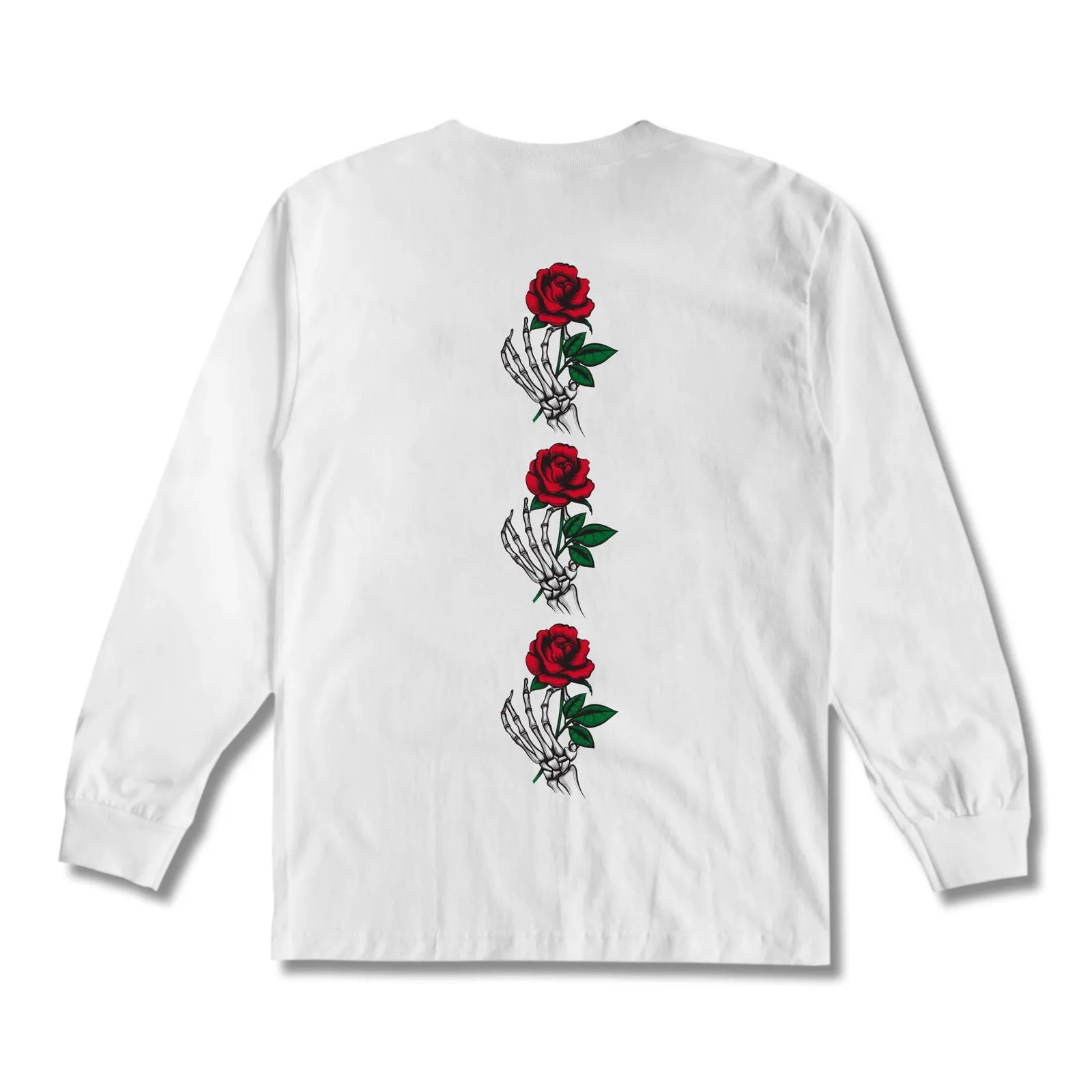 Rose Skeleton Boyfriend L/S Tee sold by Crooks & Castles product image thumbnail 4