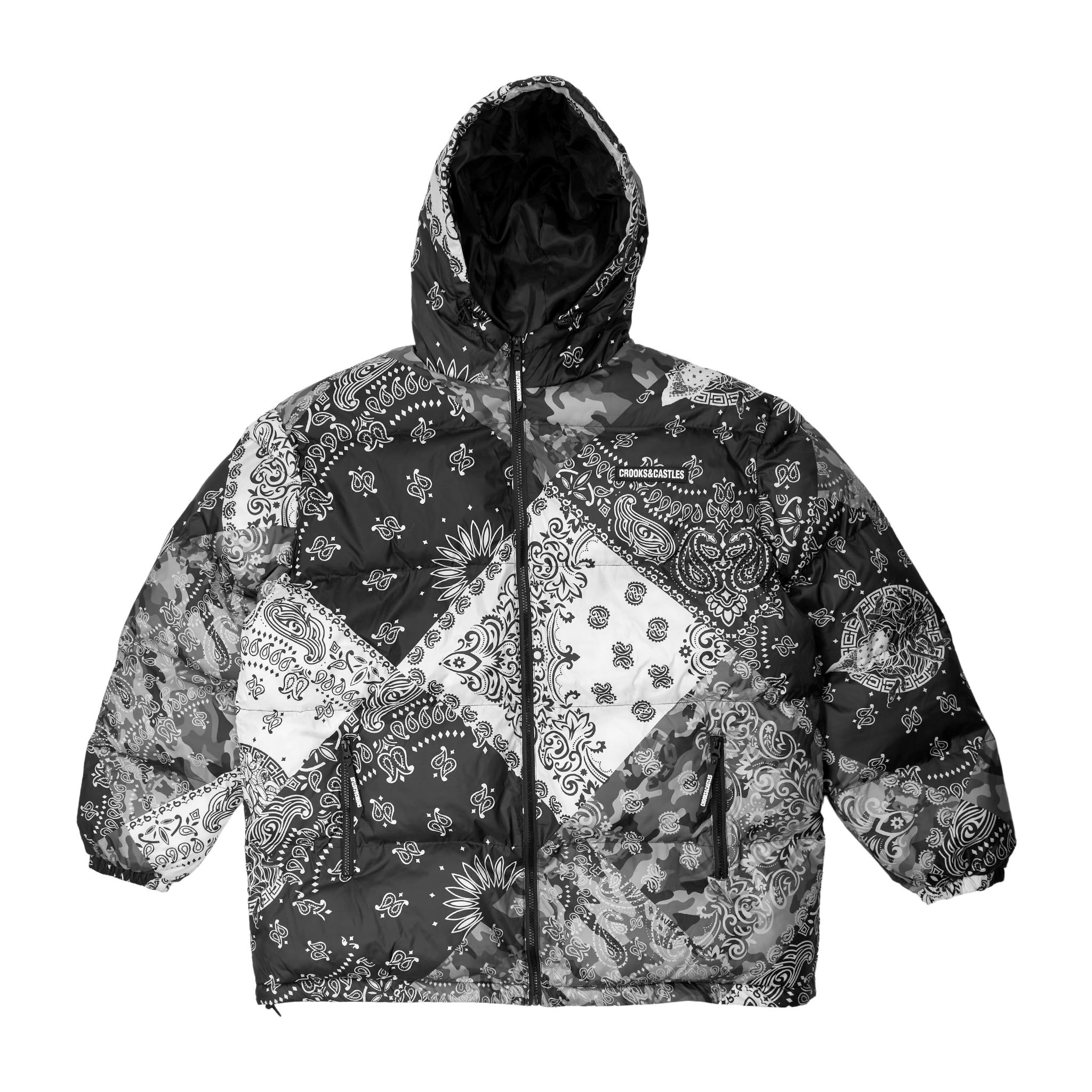 Camo Paisley Chop Shop Puffer Jacket sold by Crooks & Castles product image thumbnail 5