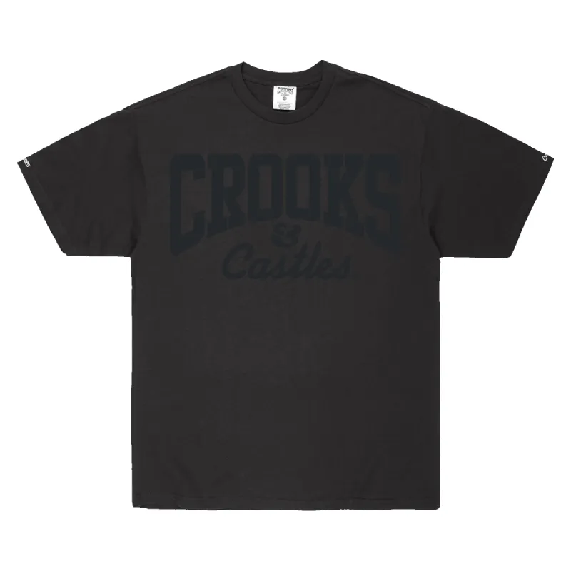 Basic Tonal Logo Tee sold by Crooks & Castles