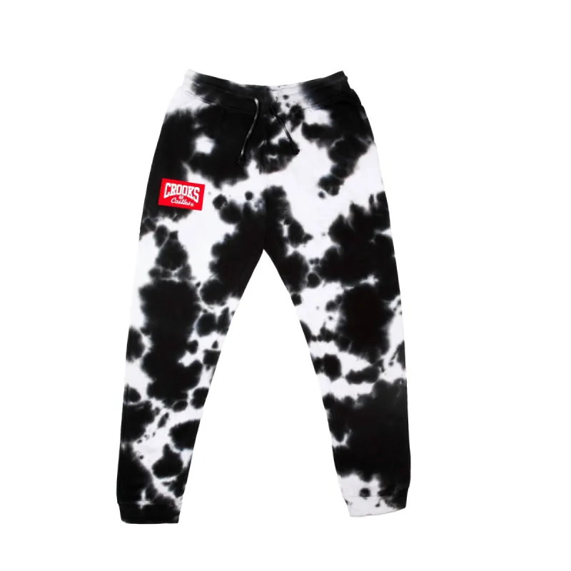 Core Logo Box Tie Dye Sweatpant sold by Crooks & Castles