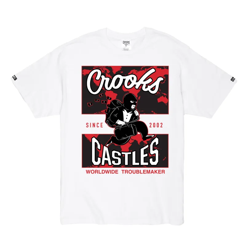 Global Troublemaker Tee sold by Crooks & Castles