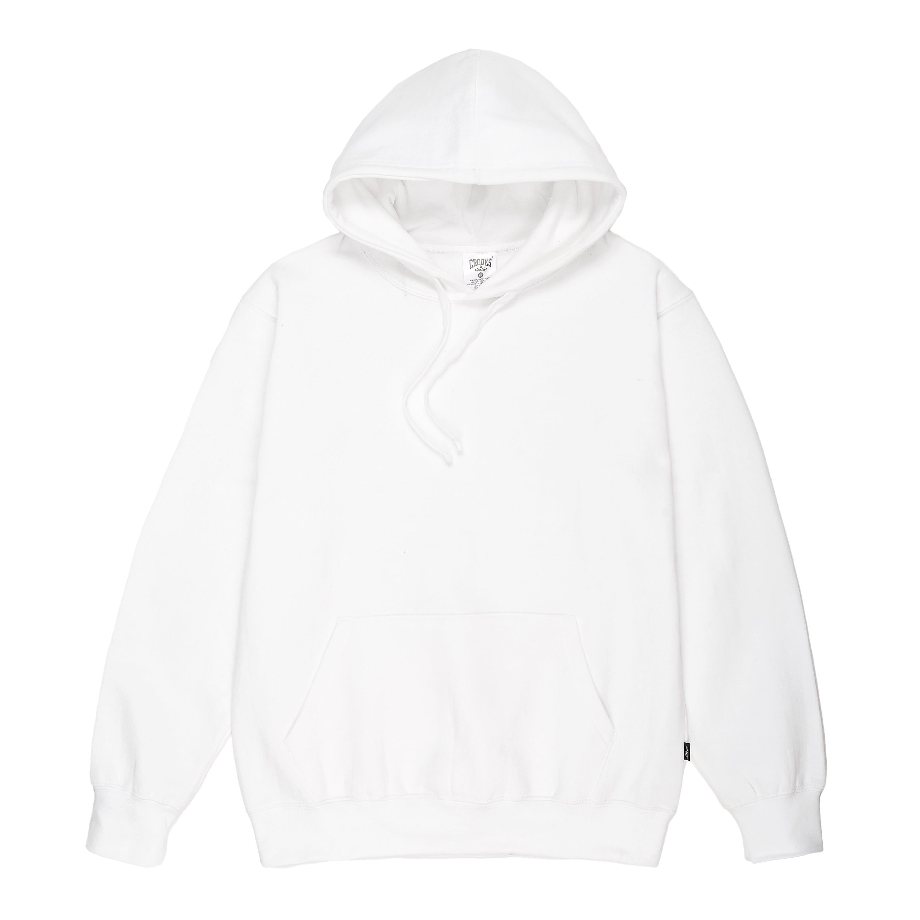 Essential Hoodie - White sold by Crooks & Castles