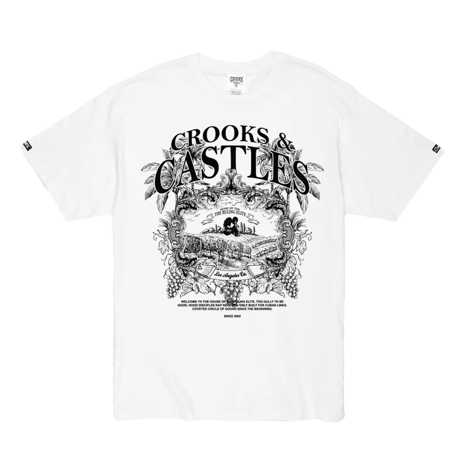 Home Of The Ruling Elite Tee sold by Crooks & Castles product image thumbnail 2