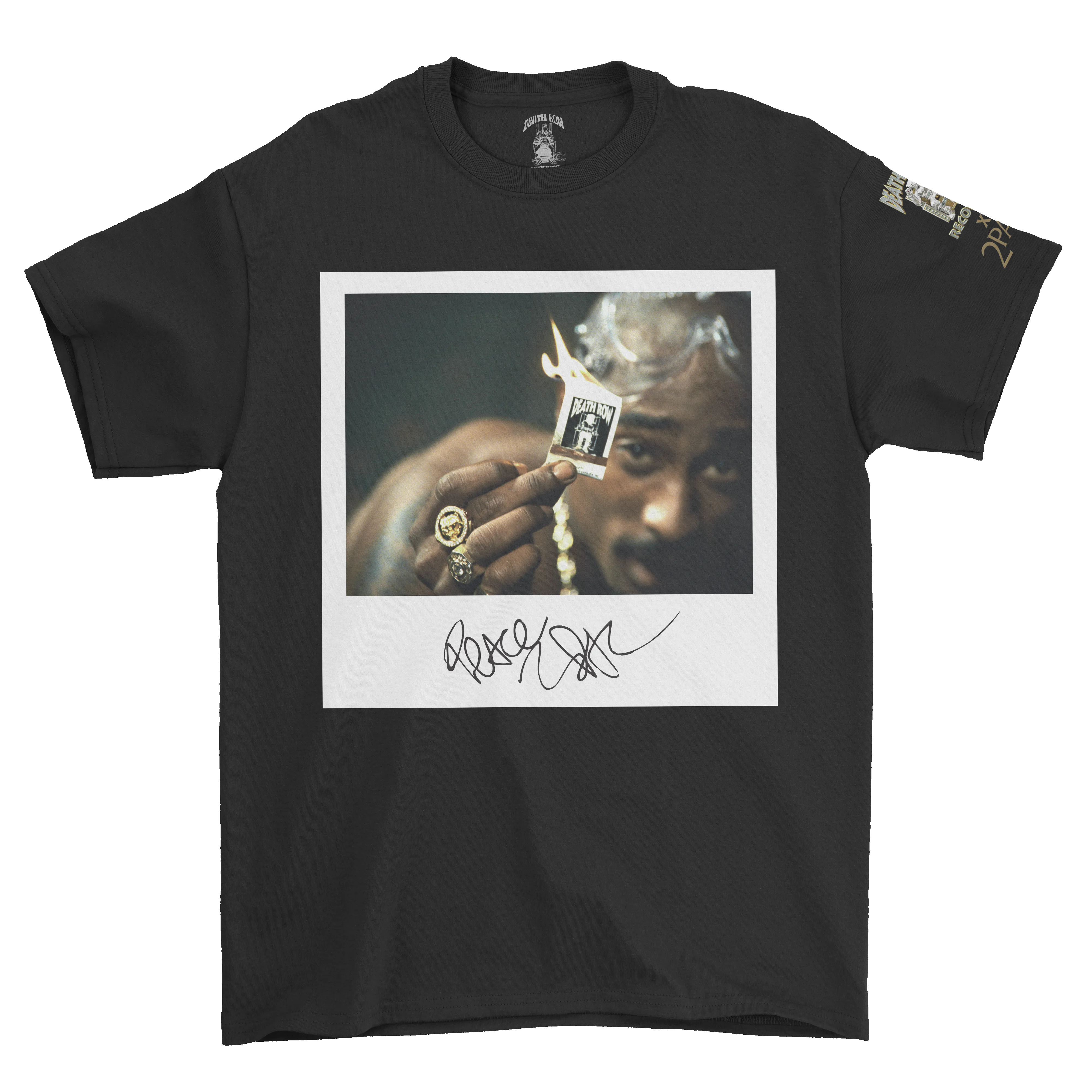 2Pac x Death Row Cannabis Tee sold by Crooks & Castles