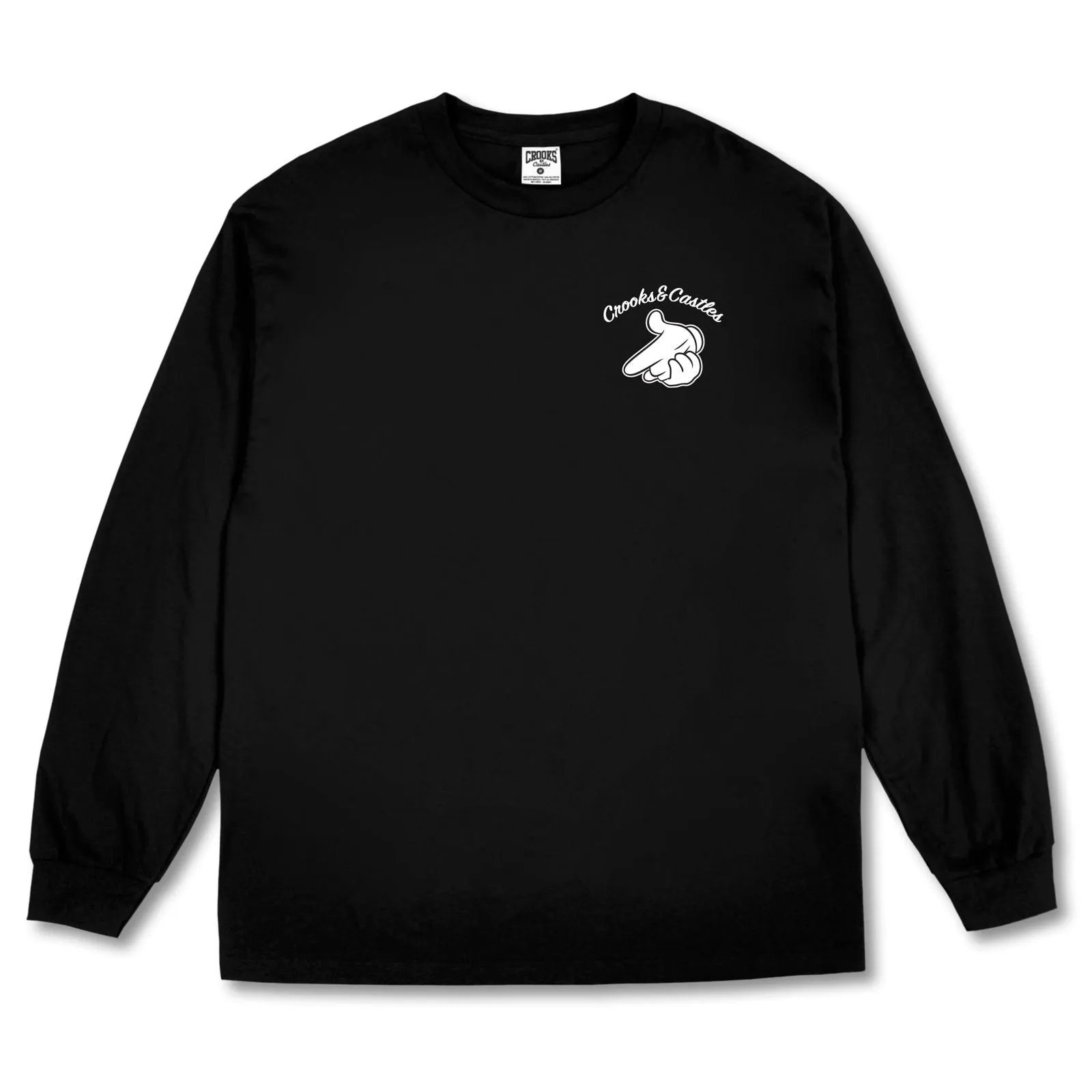 Air Gun Script L/S Tee sold by Crooks & Castles product image thumbnail 2
