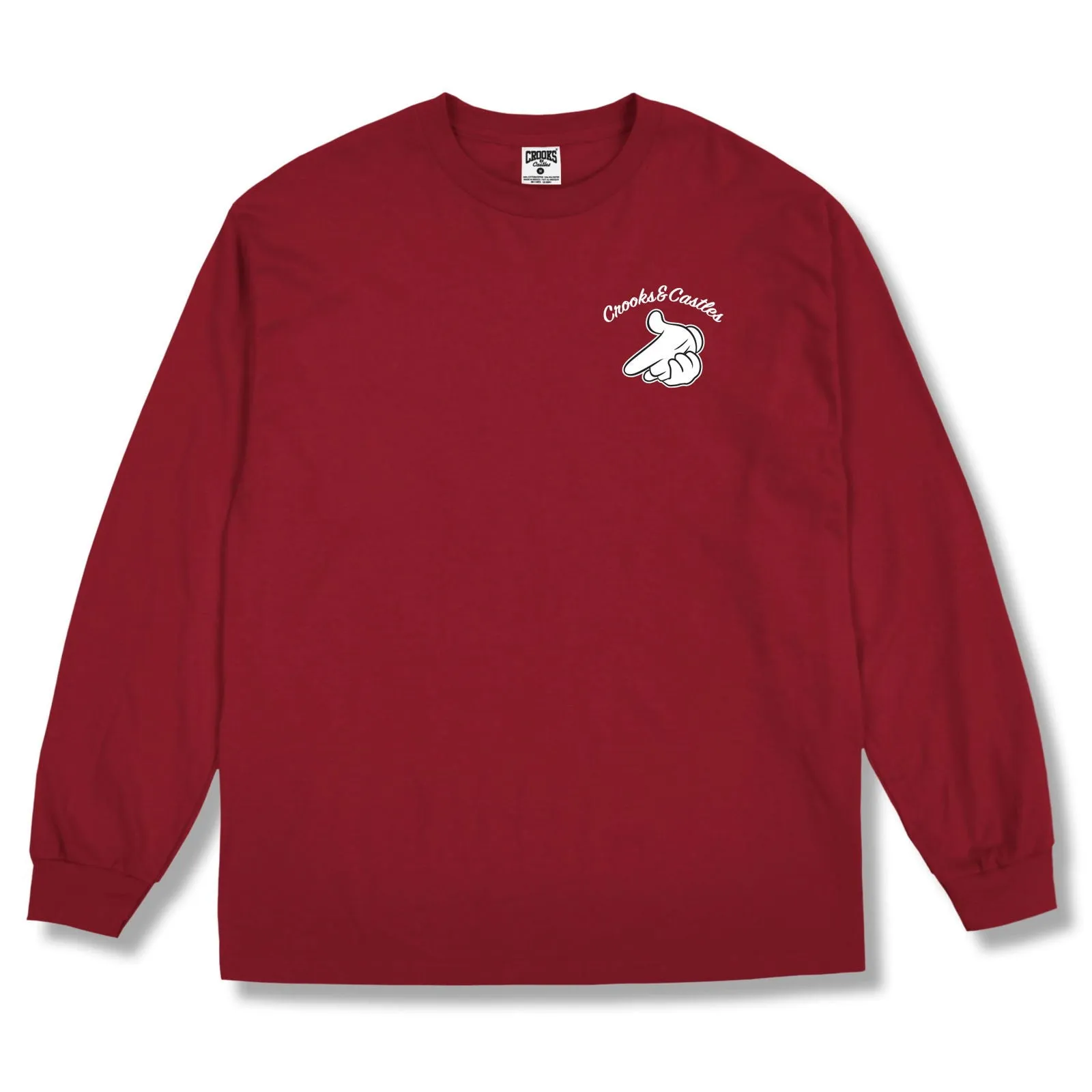 Air Gun Script L/S Tee sold by Crooks & Castles product image thumbnail 4