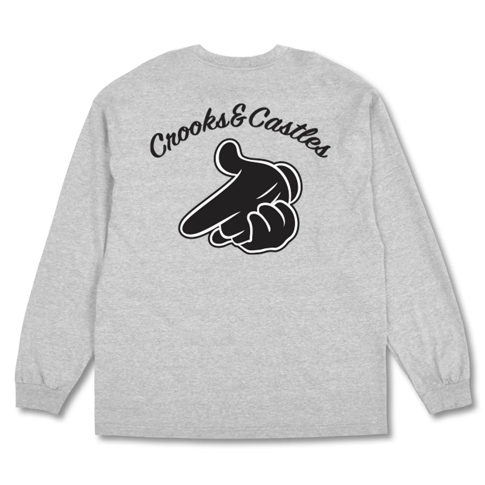 Air Gun Script L/S Tee sold by Crooks & Castles product image thumbnail 5
