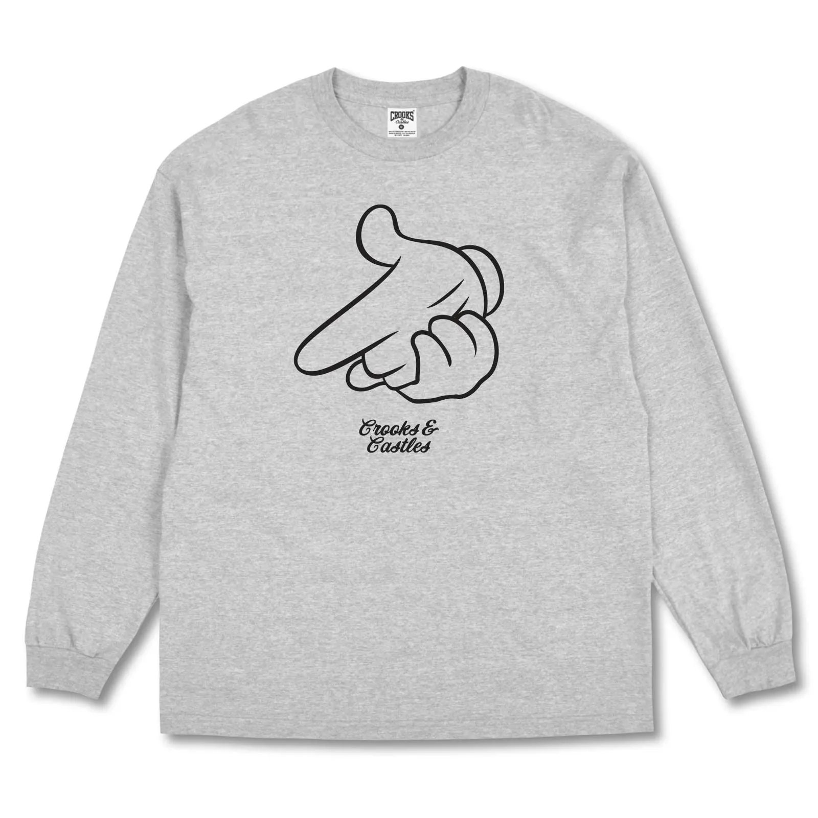 Outline Airgun L/S Tee sold by Crooks & Castles product image thumbnail 3