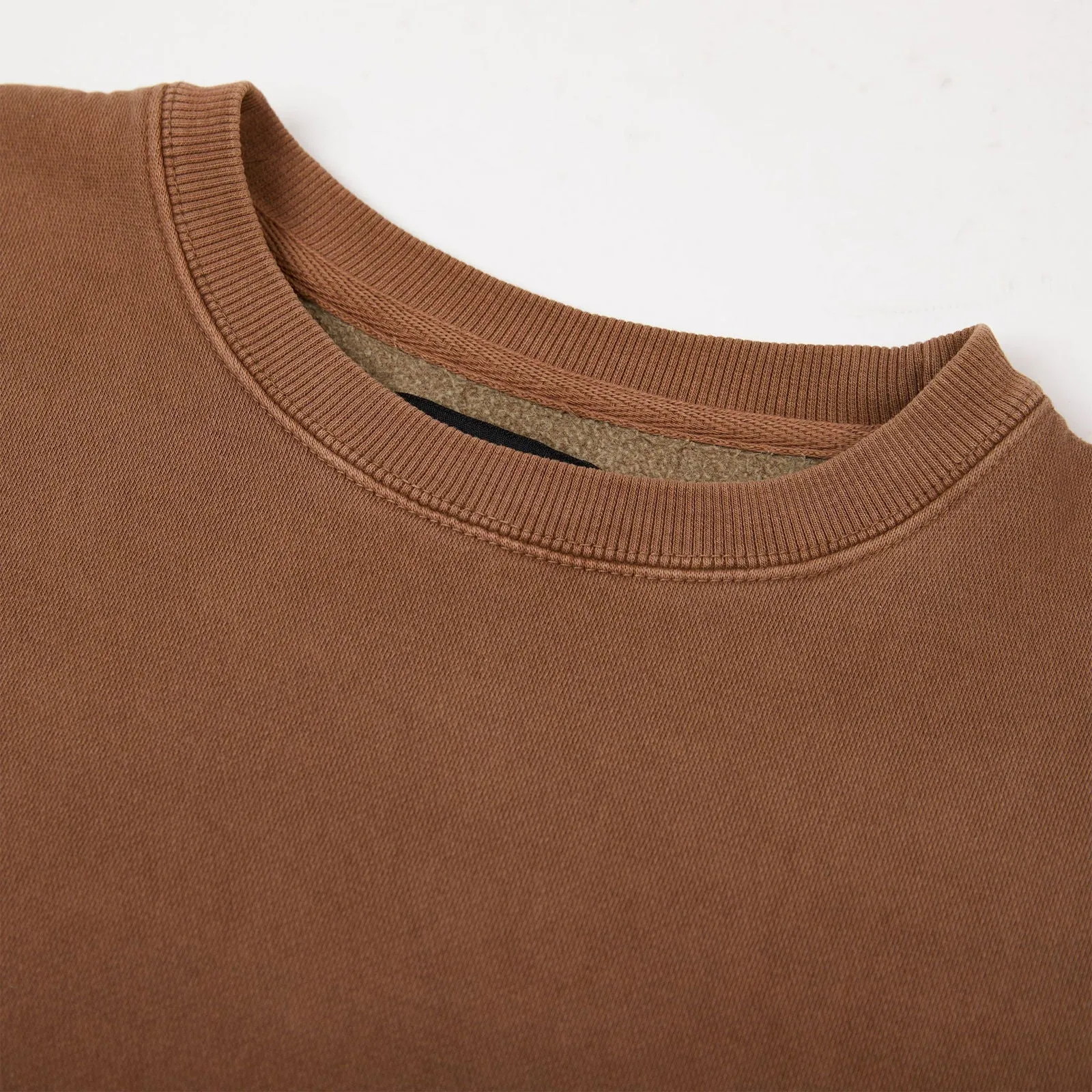 Essential Premium Fleece Sweatshirt - Almond sold by Crooks & Castles product image thumbnail 2