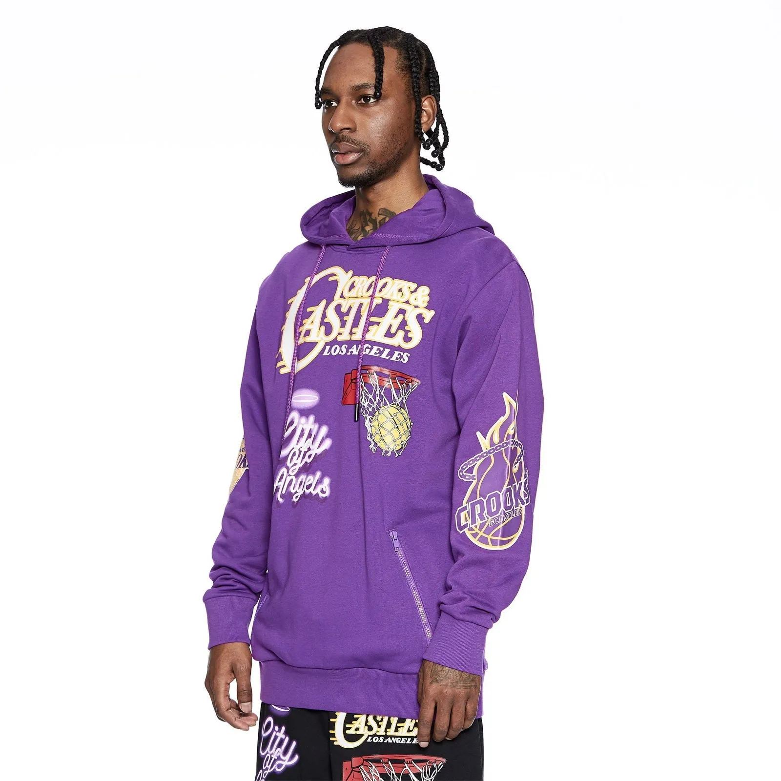 LA City Hoodie sold by Crooks & Castles product image thumbnail 4