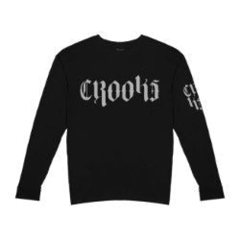 Women's Party CRKS L/S Fitted Tee sold by Crooks & Castles