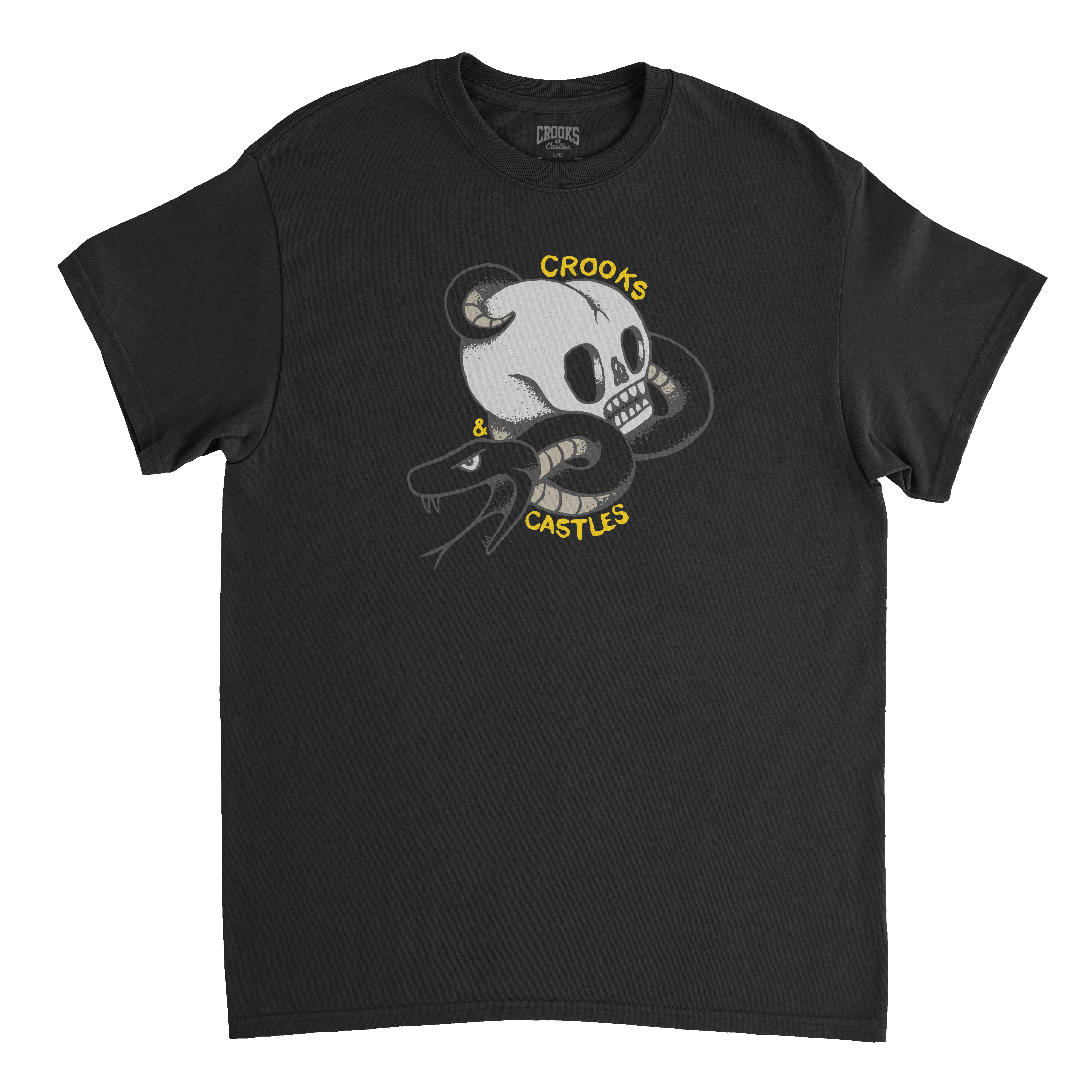 Snakes N Skulls Tee sold by Crooks & Castles