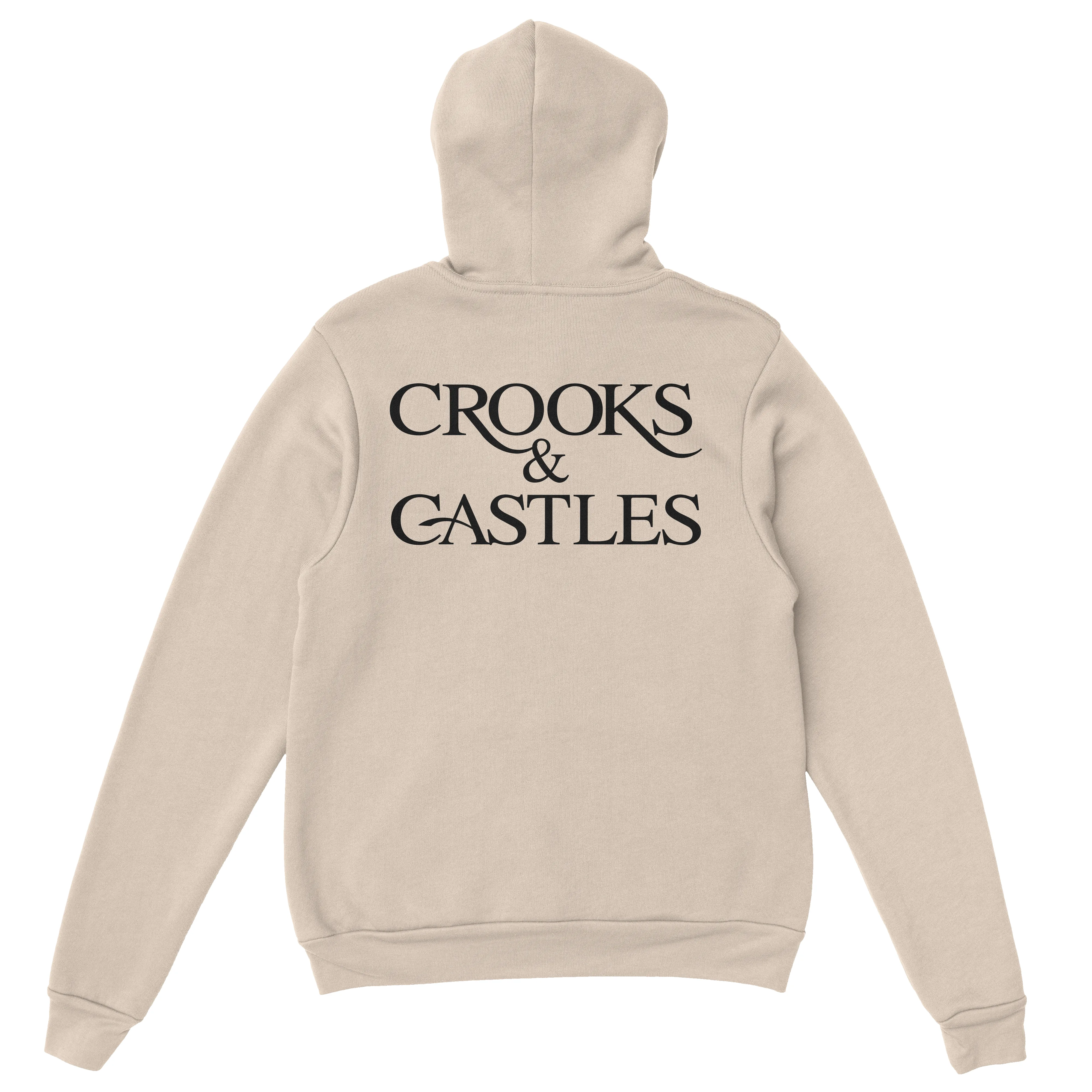 Serif Logo Stacked Hoodie sold by Crooks & Castles product image thumbnail 4