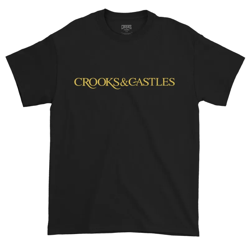 Serif Core Logo Tee sold by Crooks & Castles