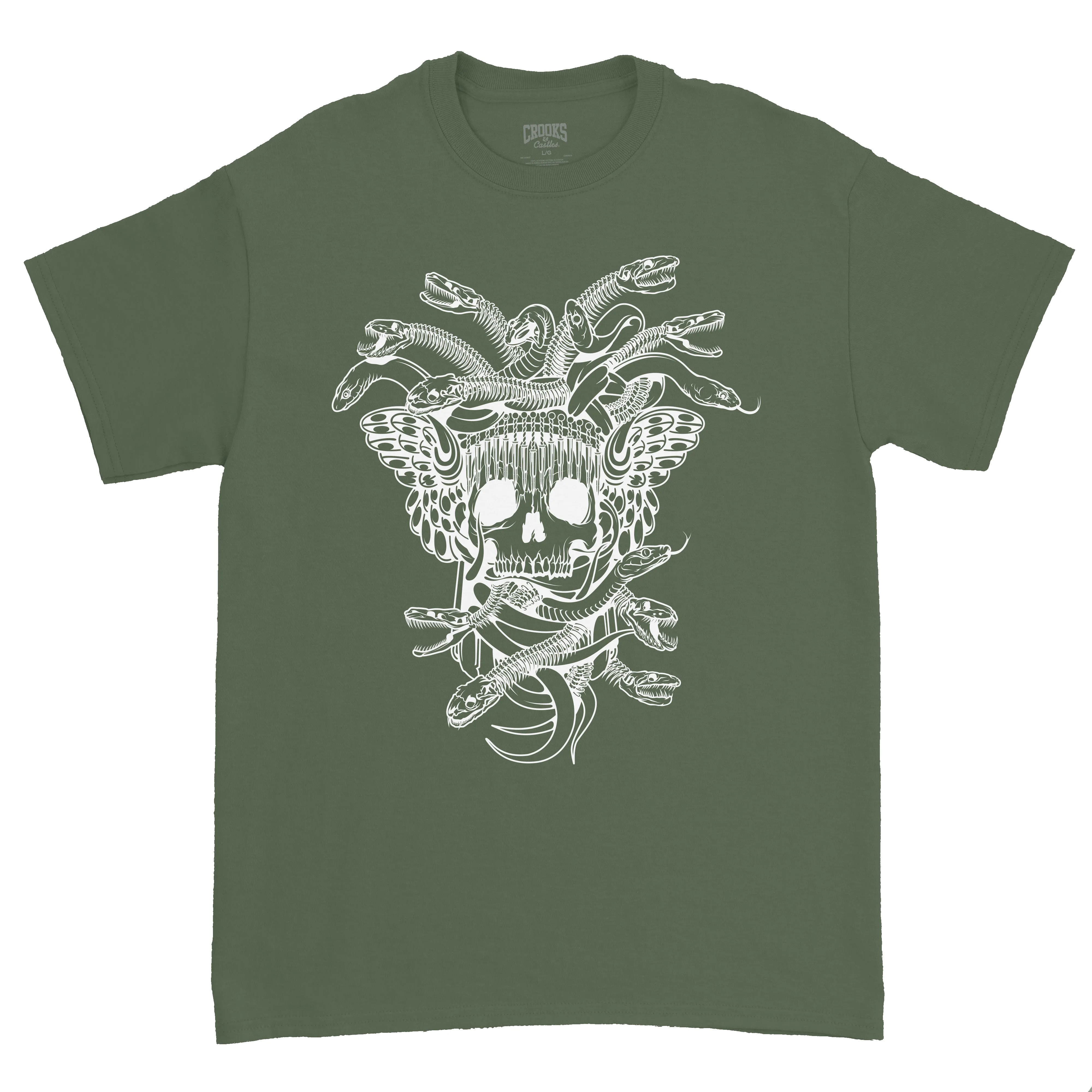 Skull Medusa Tee sold by Crooks & Castles product image thumbnail 3