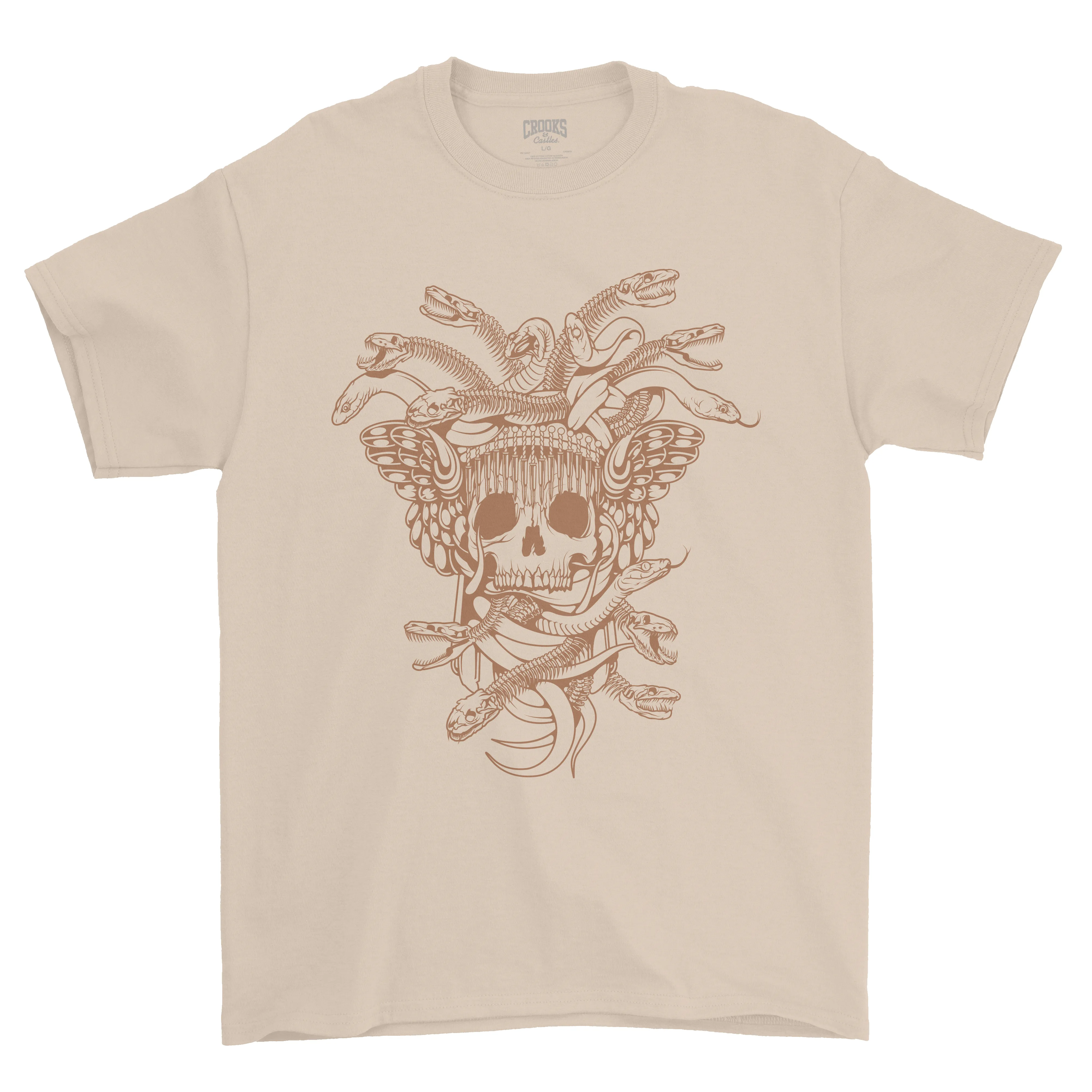 Skull Medusa Tee sold by Crooks & Castles product image thumbnail 5