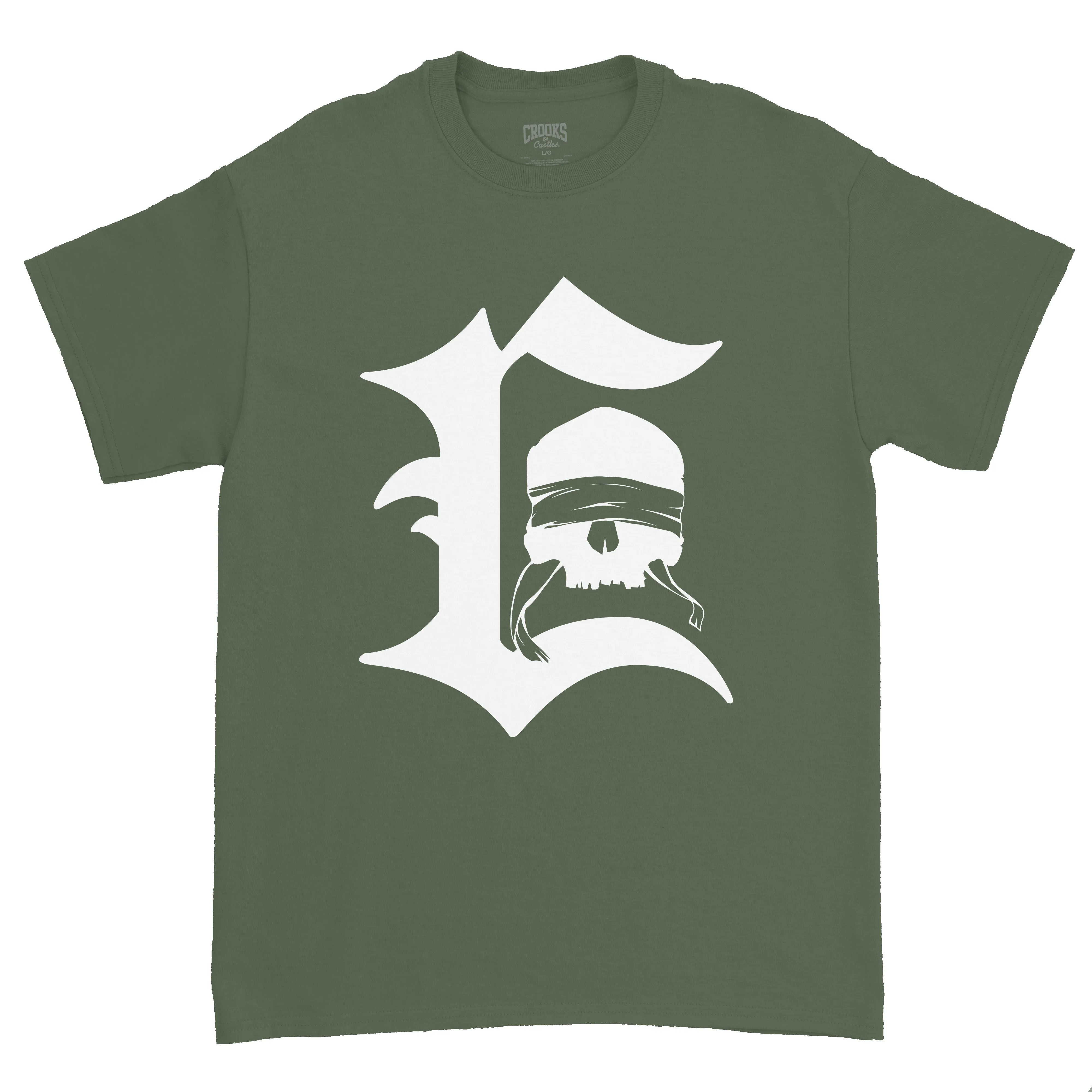 Skull C Tee sold by Crooks & Castles product image thumbnail 3