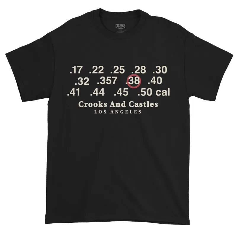 38 Caliper Tee sold by Crooks & Castles