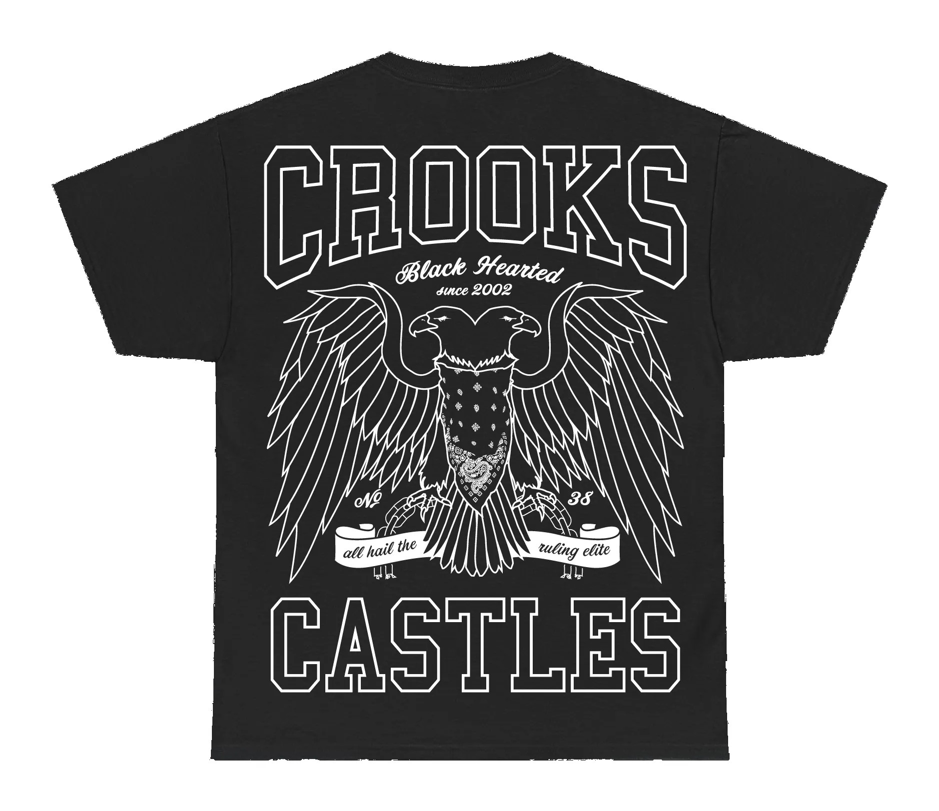 Crooks Emblem Premium Heavyweight Box Tee sold by Crooks & Castles product image thumbnail 3