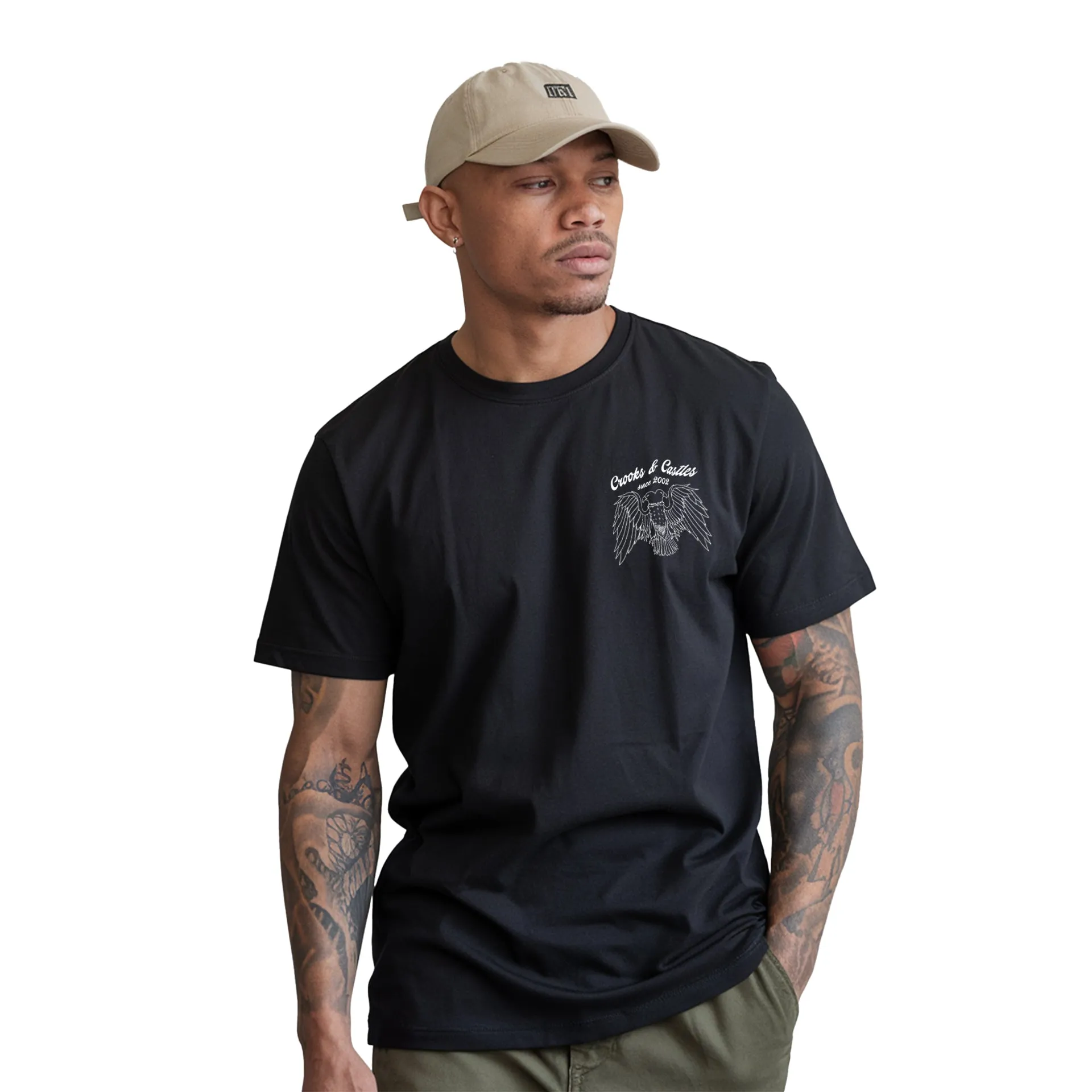Crooks Emblem Premium Heavyweight Box Tee sold by Crooks & Castles product image thumbnail 2