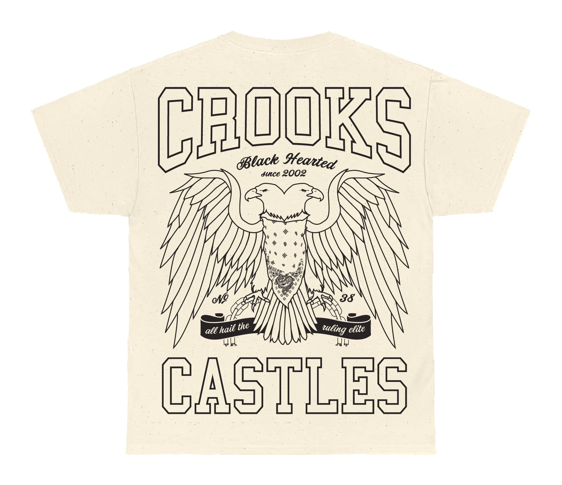 Crooks Emblem Premium Heavyweight Box Tee sold by Crooks & Castles product image thumbnail 5