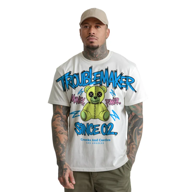 Troublemakers Premium Heavyweight Box Tee sold by Crooks & Castles