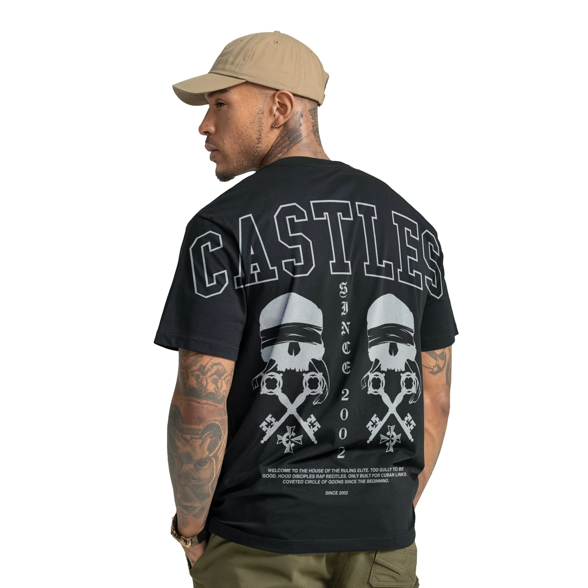 Crooks Goth Emblem Premium Heavyweight Box Tee sold by Crooks & Castles