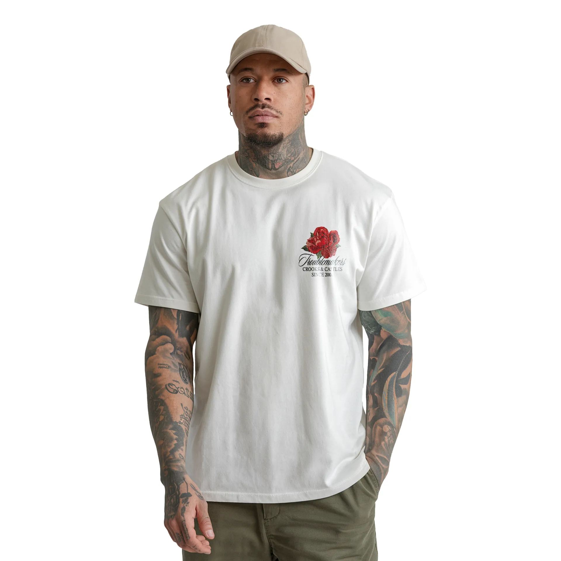 Breaking Hearts Since 2002 Tee sold by Crooks & Castles product image thumbnail 2