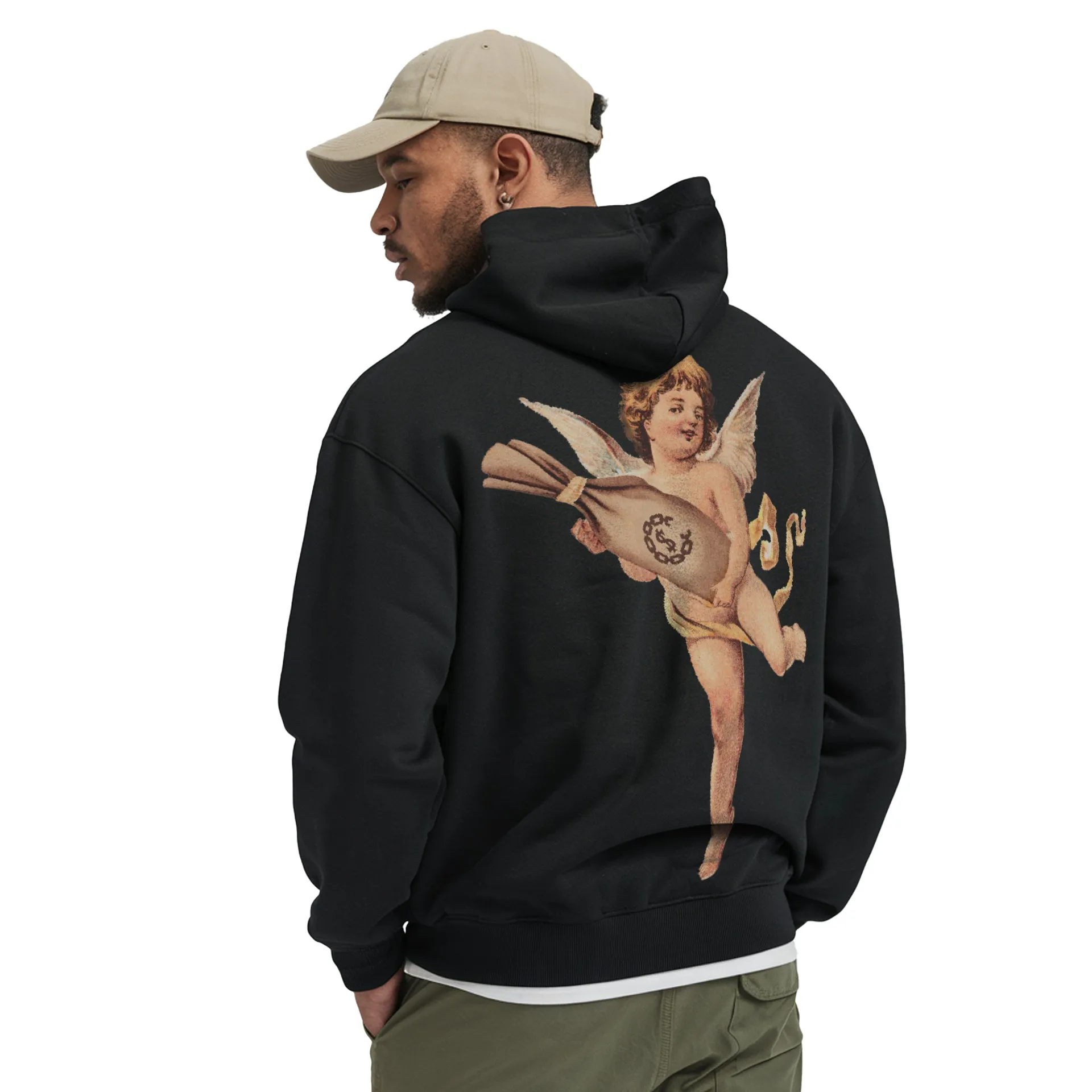 Greedy Cherub Hoodie sold by Crooks & Castles