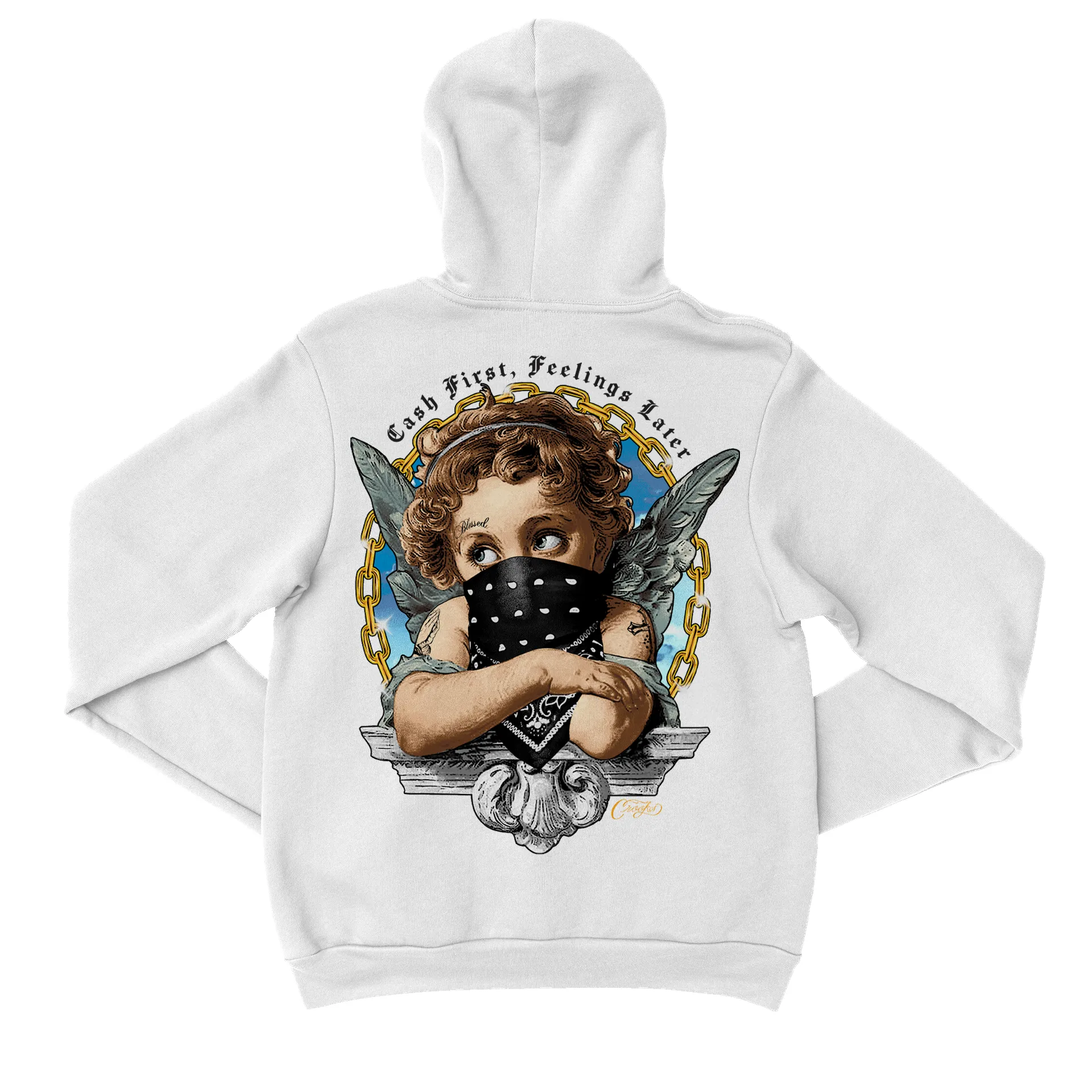Cash First Feelings Later Hoodie sold by Crooks & Castles product image thumbnail 4