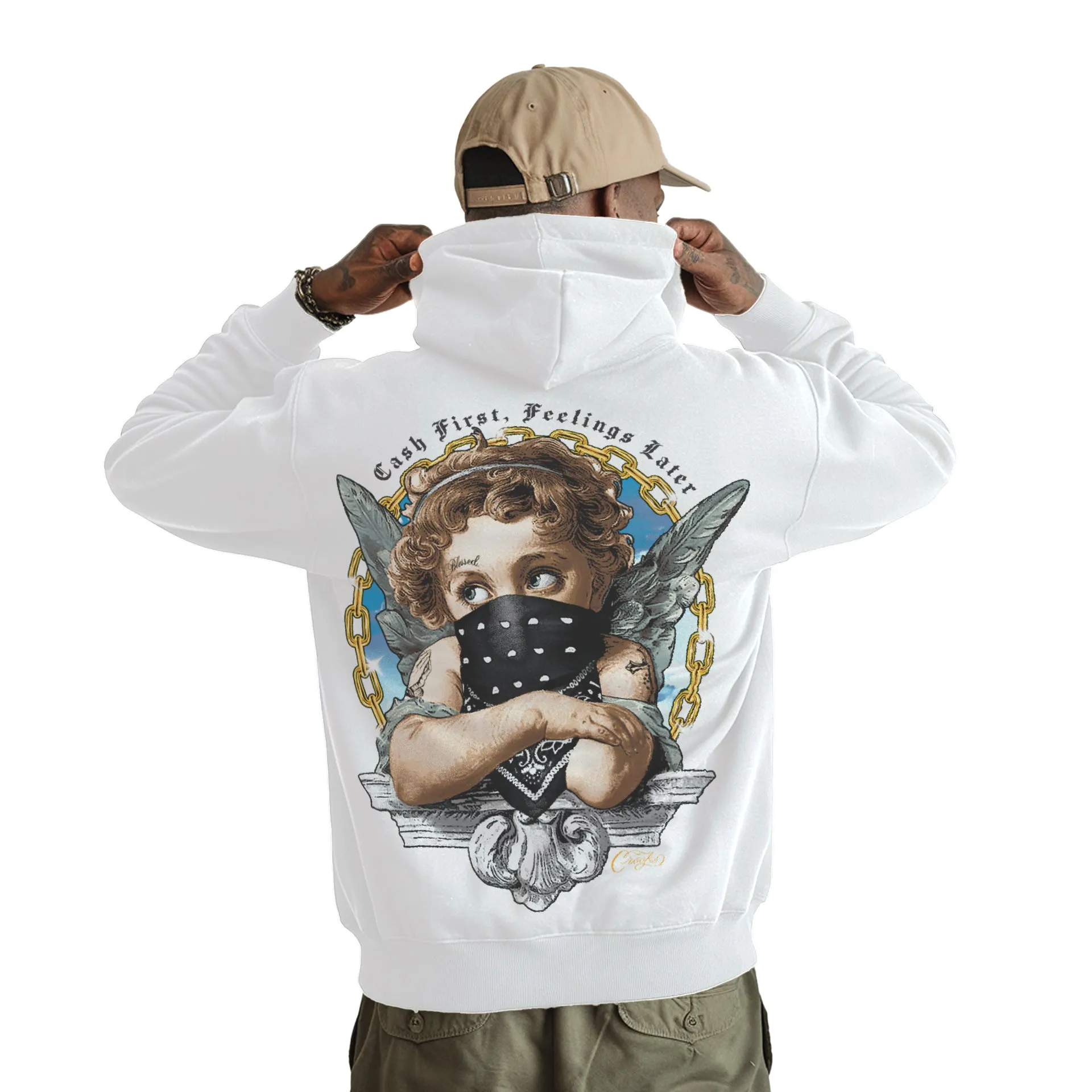 Cash First Feelings Later Hoodie sold by Crooks & Castles