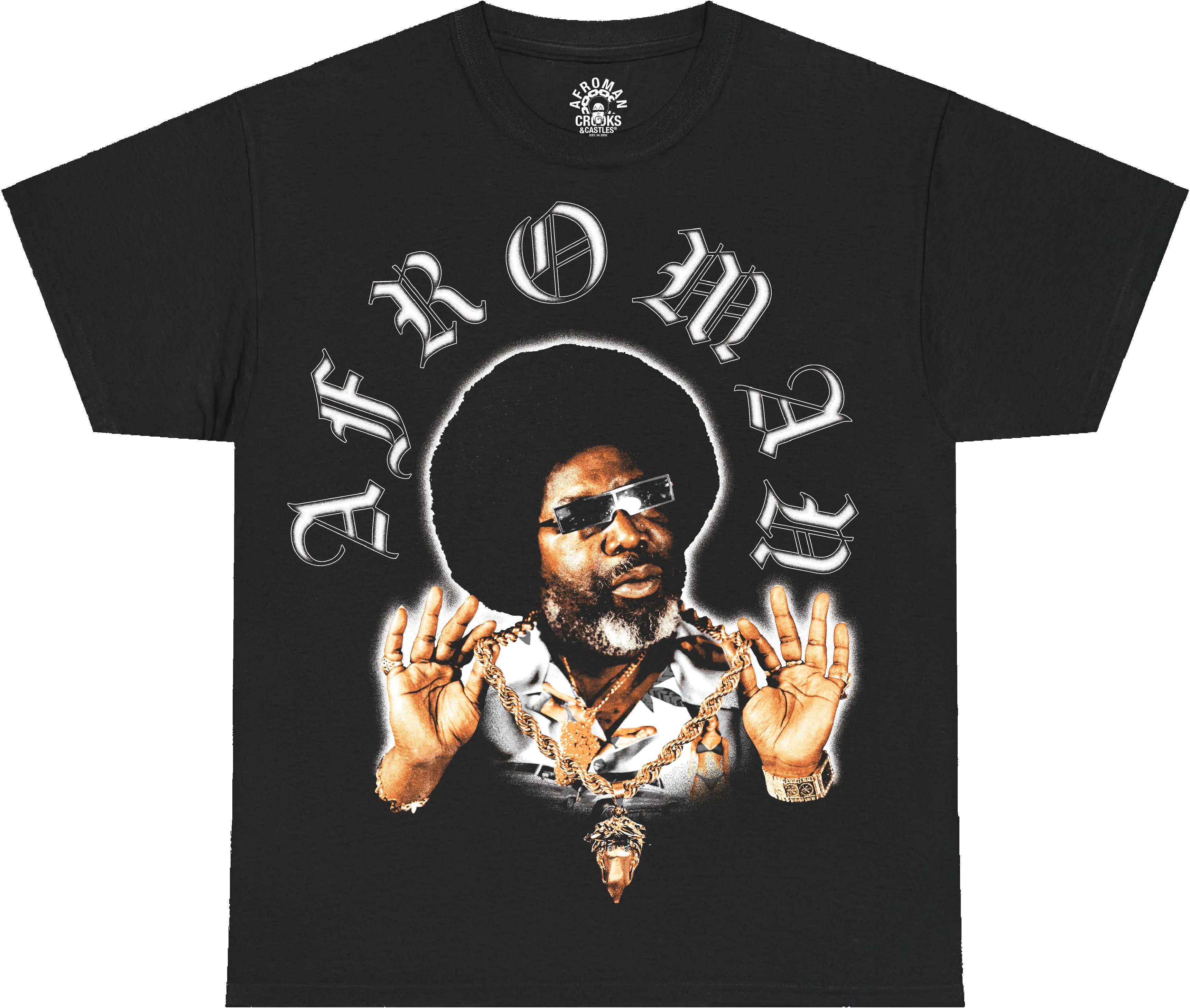 Afroman Tee sold by Crooks & Castles product image thumbnail 2
