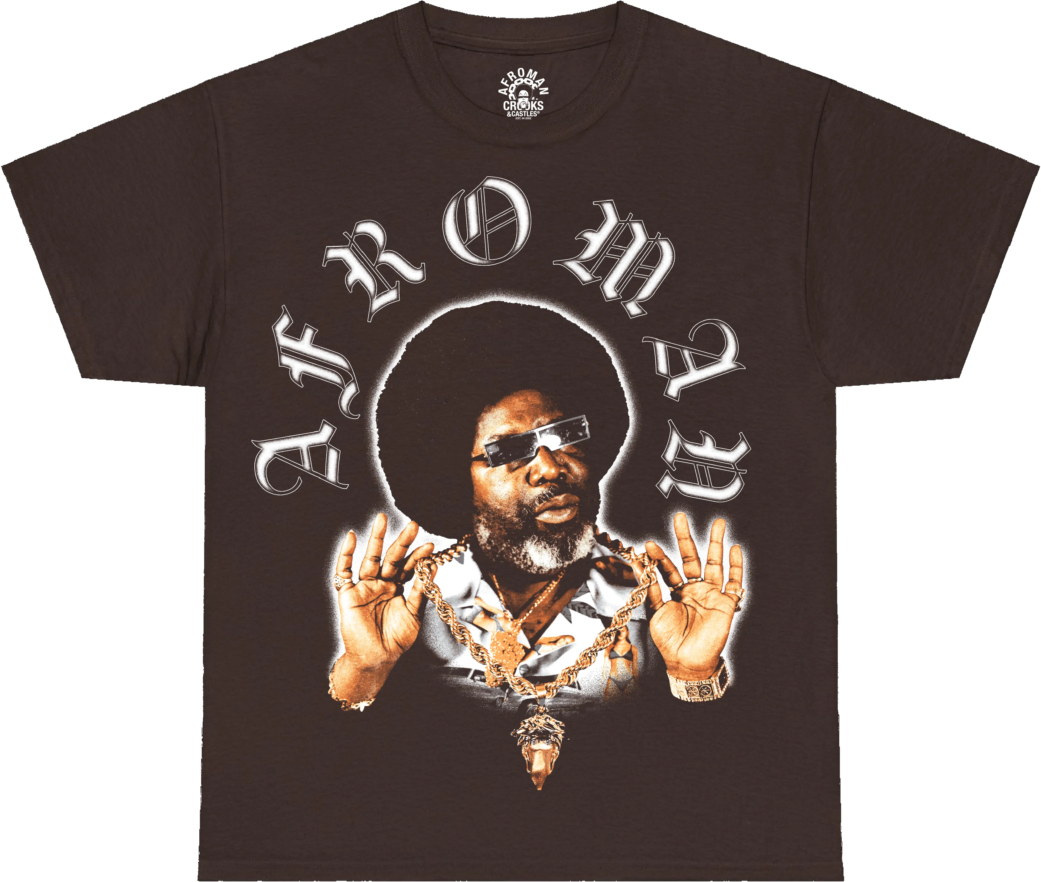 Afroman Tee sold by Crooks & Castles product image thumbnail 4
