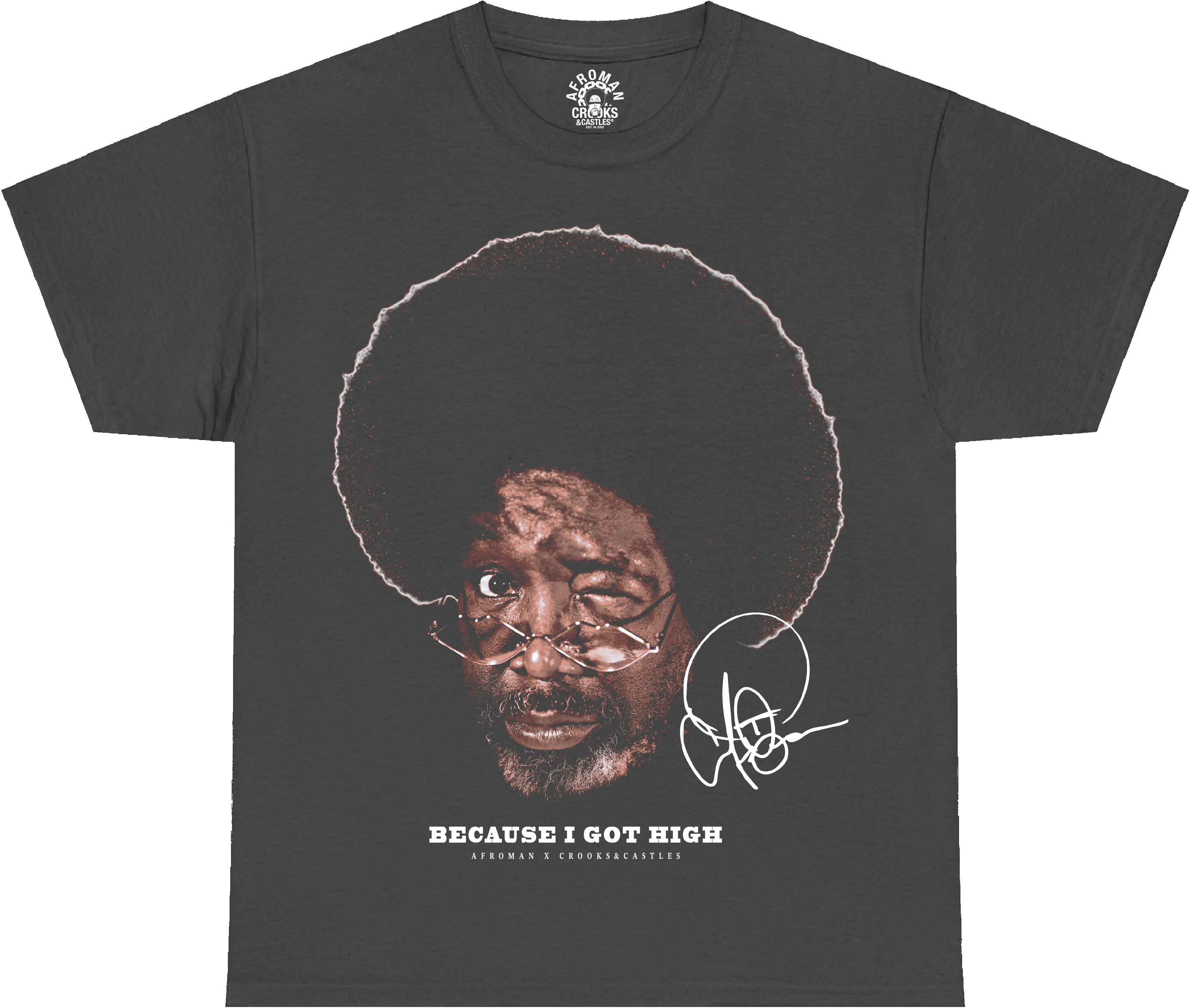 Because I Got High Tee sold by Crooks & Castles product image thumbnail 3