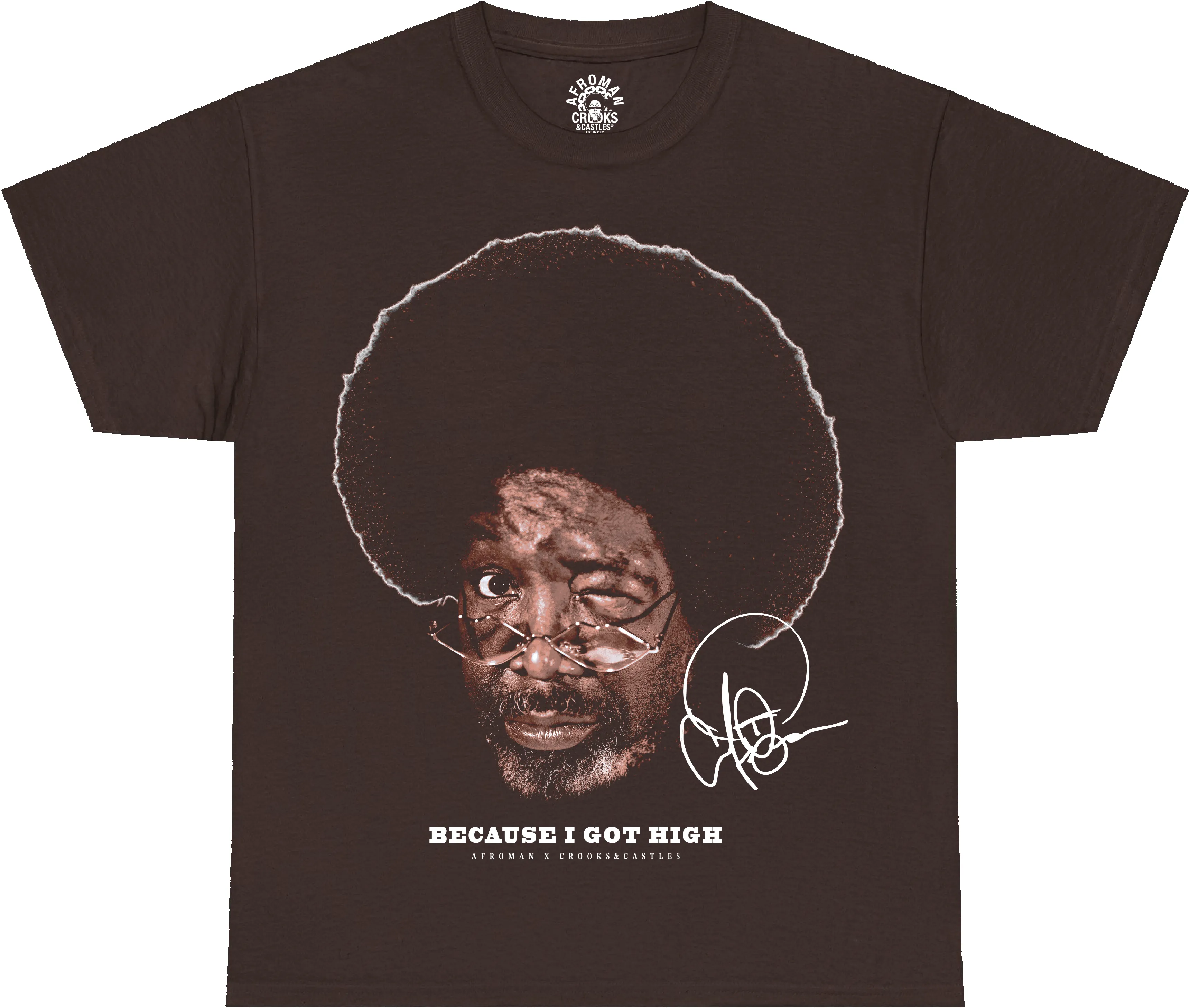 Because I Got High Tee sold by Crooks & Castles product image thumbnail 4