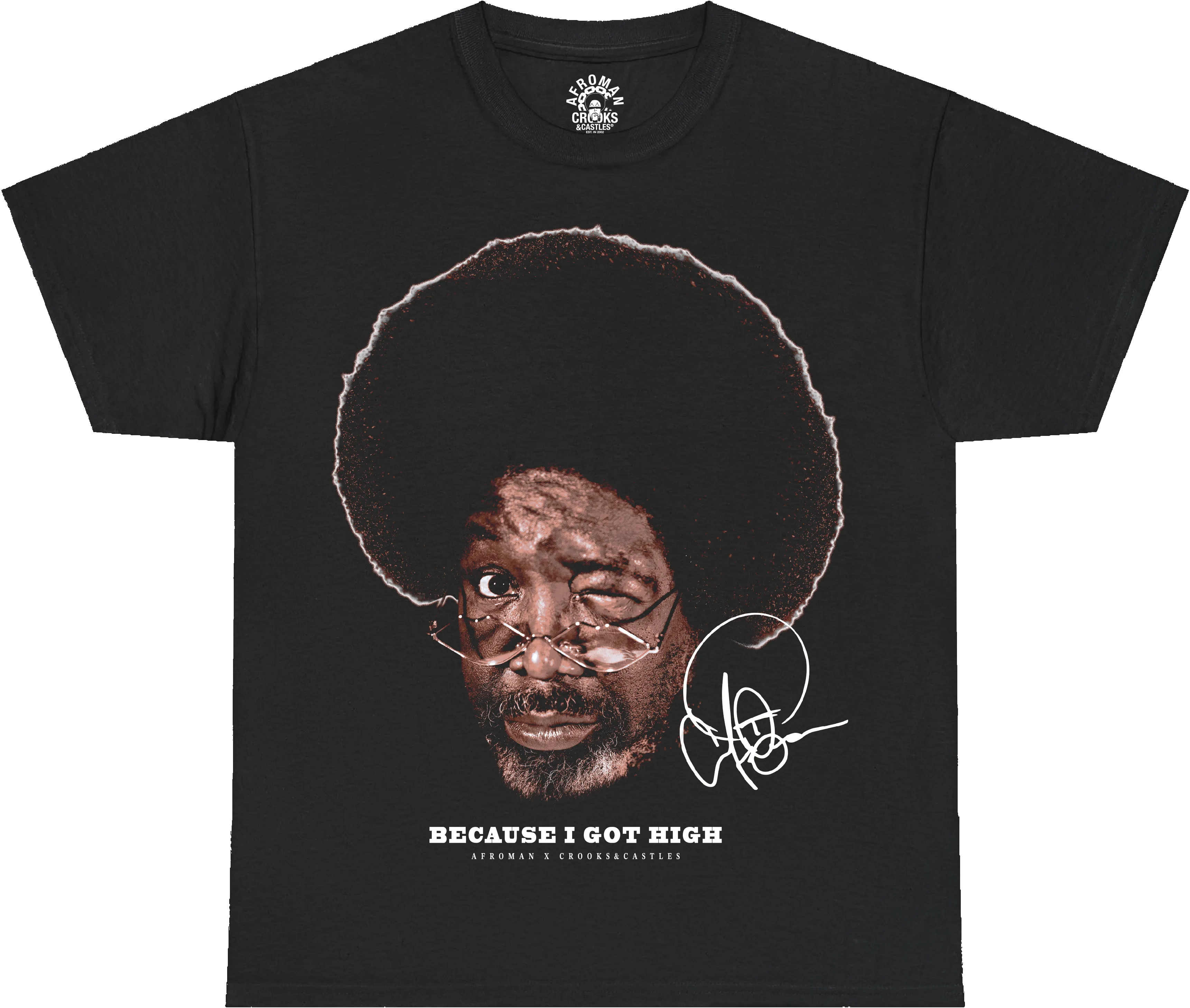 Because I Got High Tee sold by Crooks & Castles product image thumbnail 2