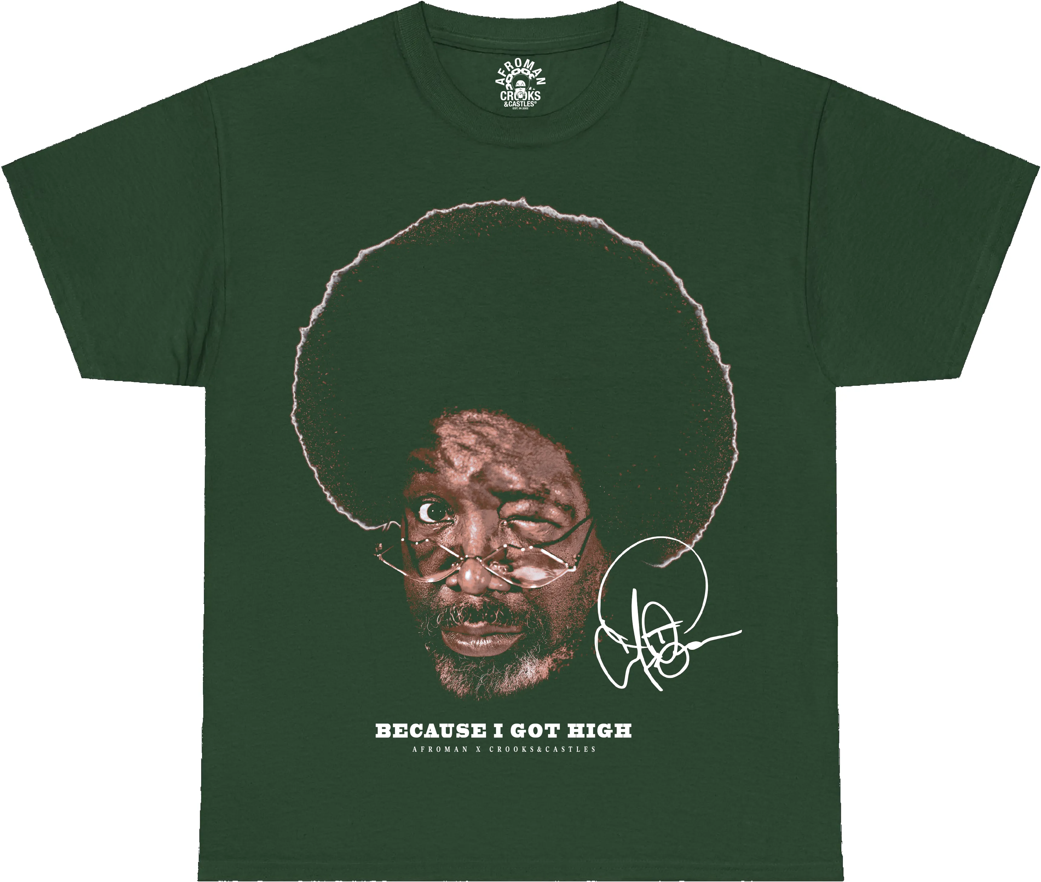 Because I Got High Tee sold by Crooks & Castles product image thumbnail 5