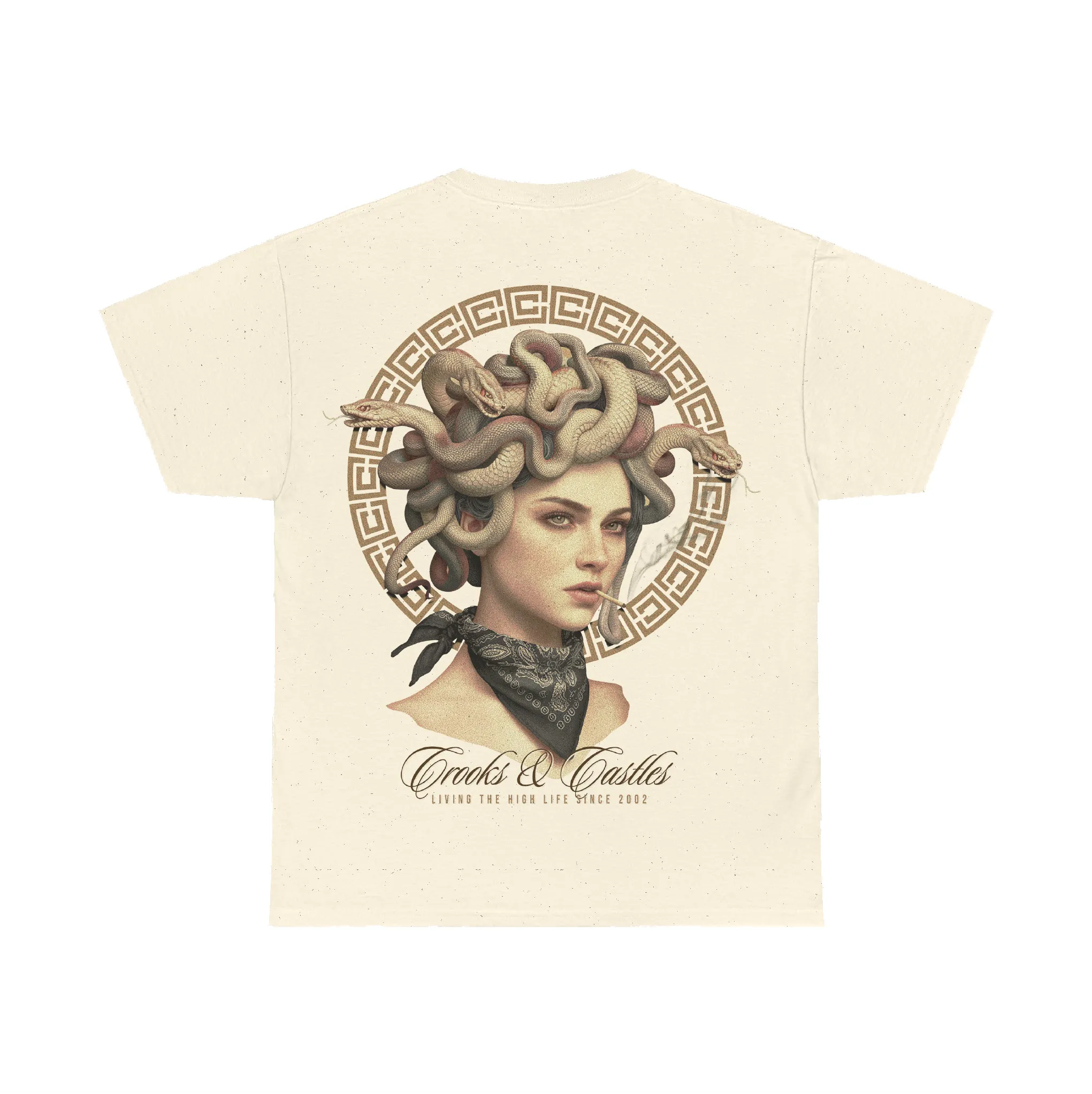 Smoking Medusa Tee sold by Crooks & Castles product image thumbnail 4