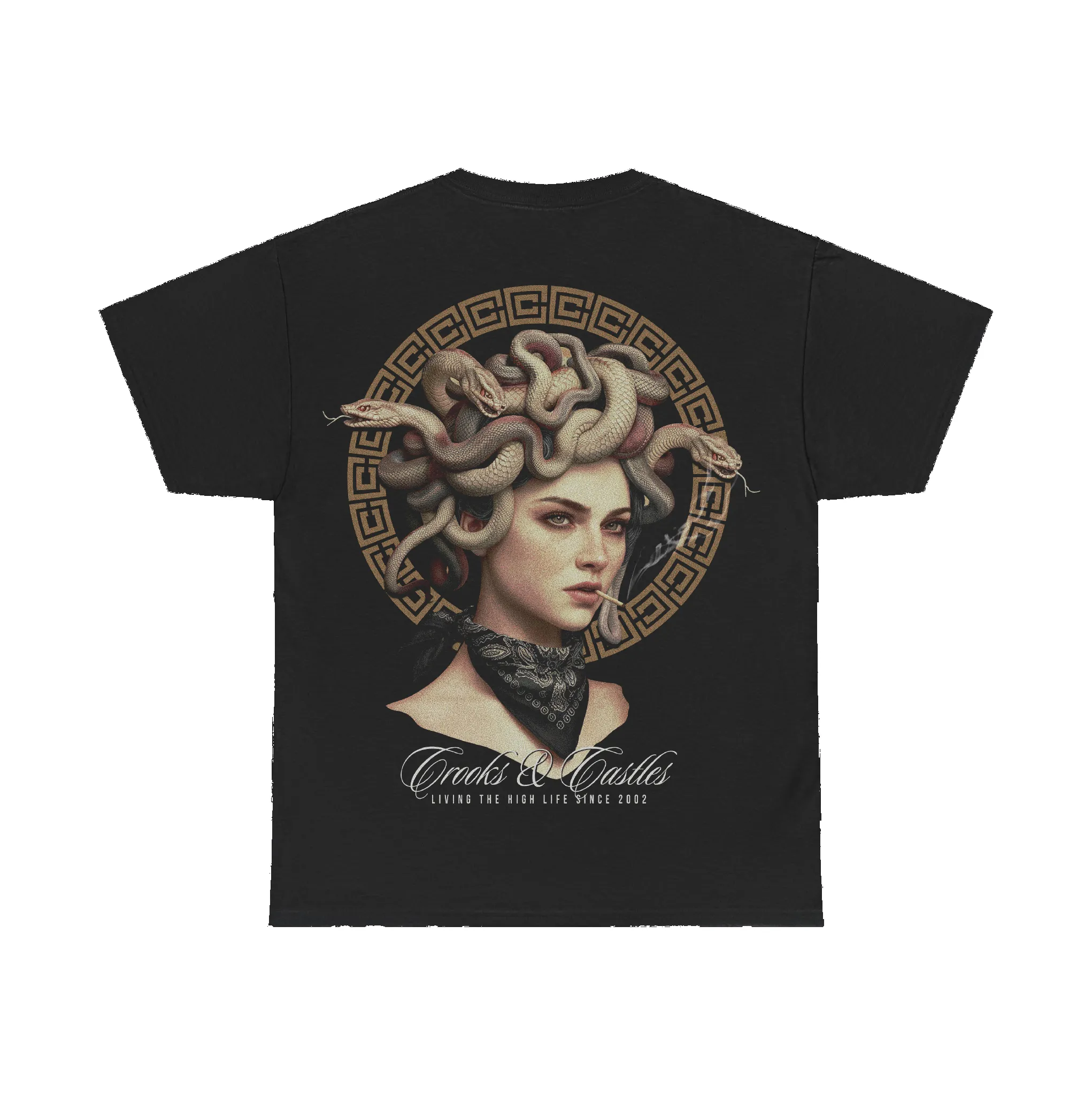 Smoking Medusa Tee sold by Crooks & Castles product image thumbnail 2