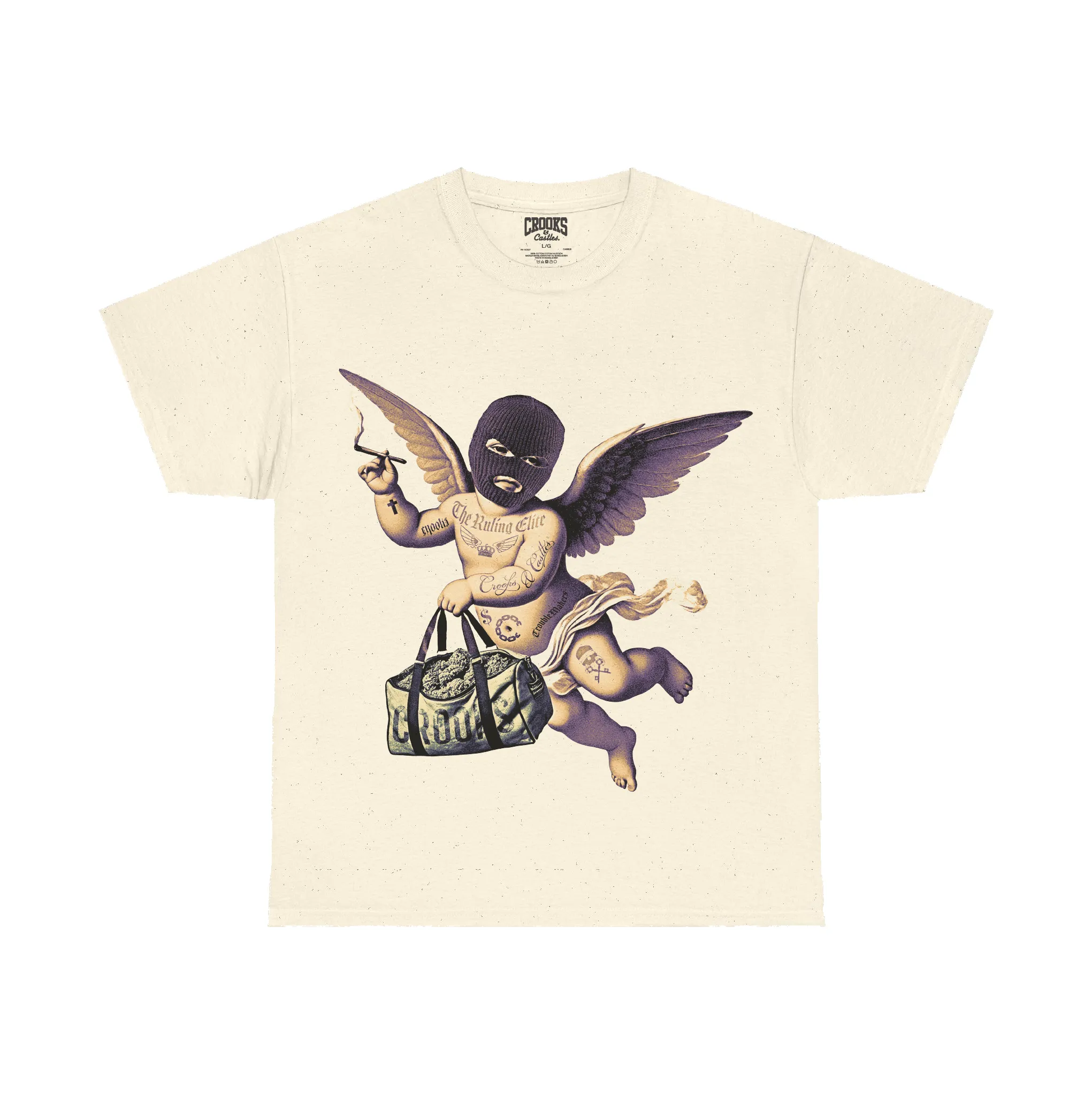 Living The High Life Tee sold by Crooks & Castles product image thumbnail 2