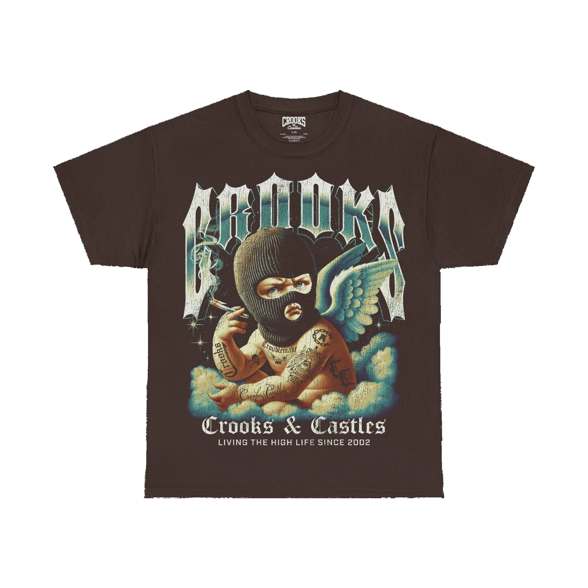 Cherub High Tee sold by Crooks & Castles product image thumbnail 4
