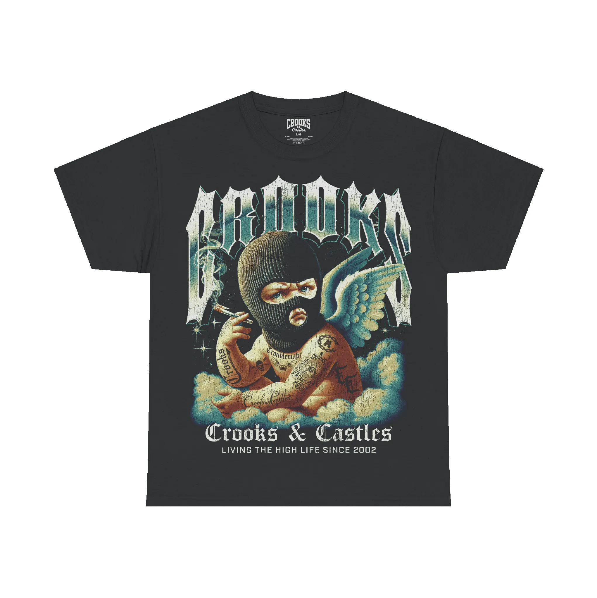 Cherub High Tee sold by Crooks & Castles product image thumbnail 3