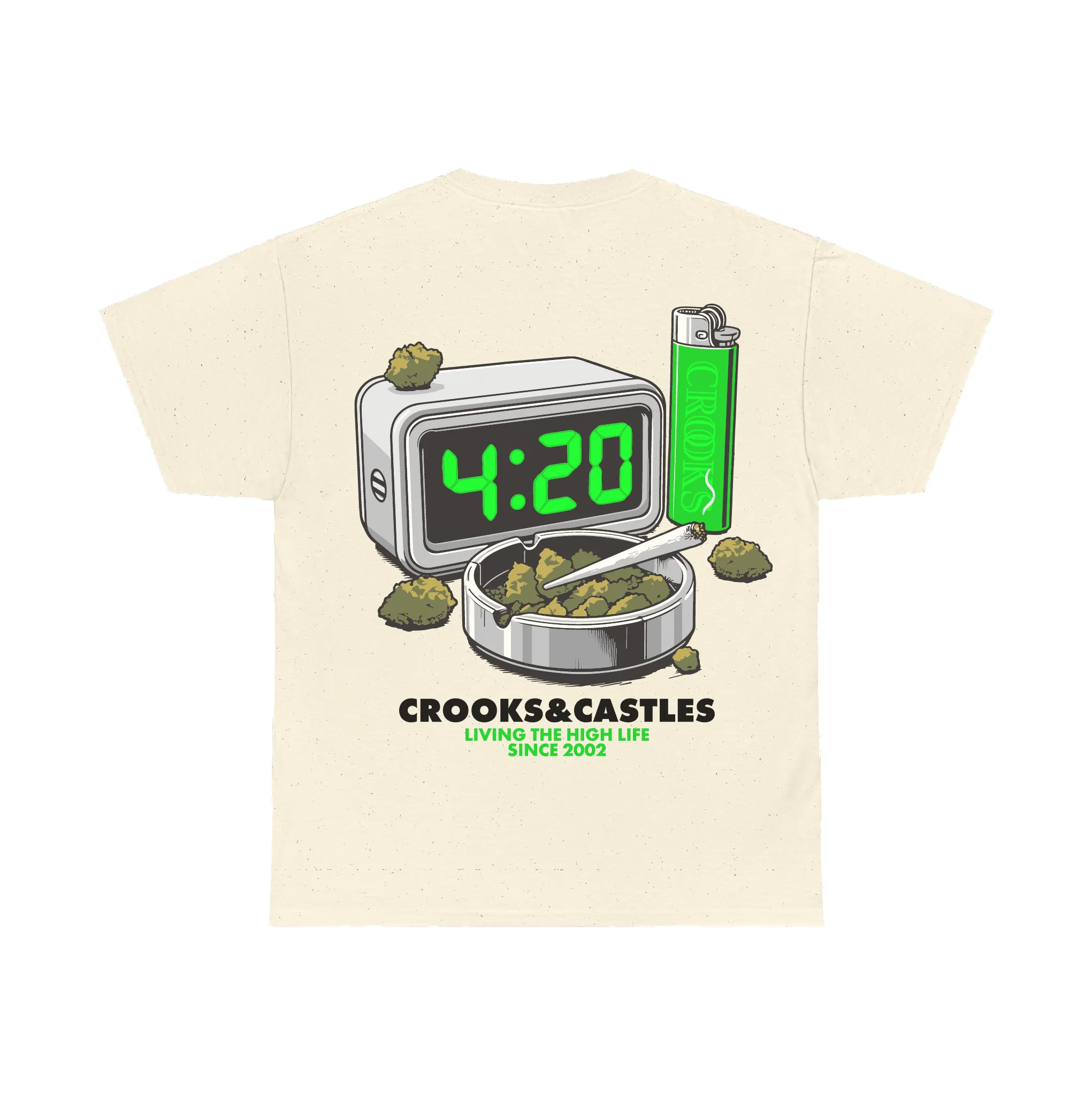 420 Time O'Clock Tee sold by Crooks & Castles product image thumbnail 4