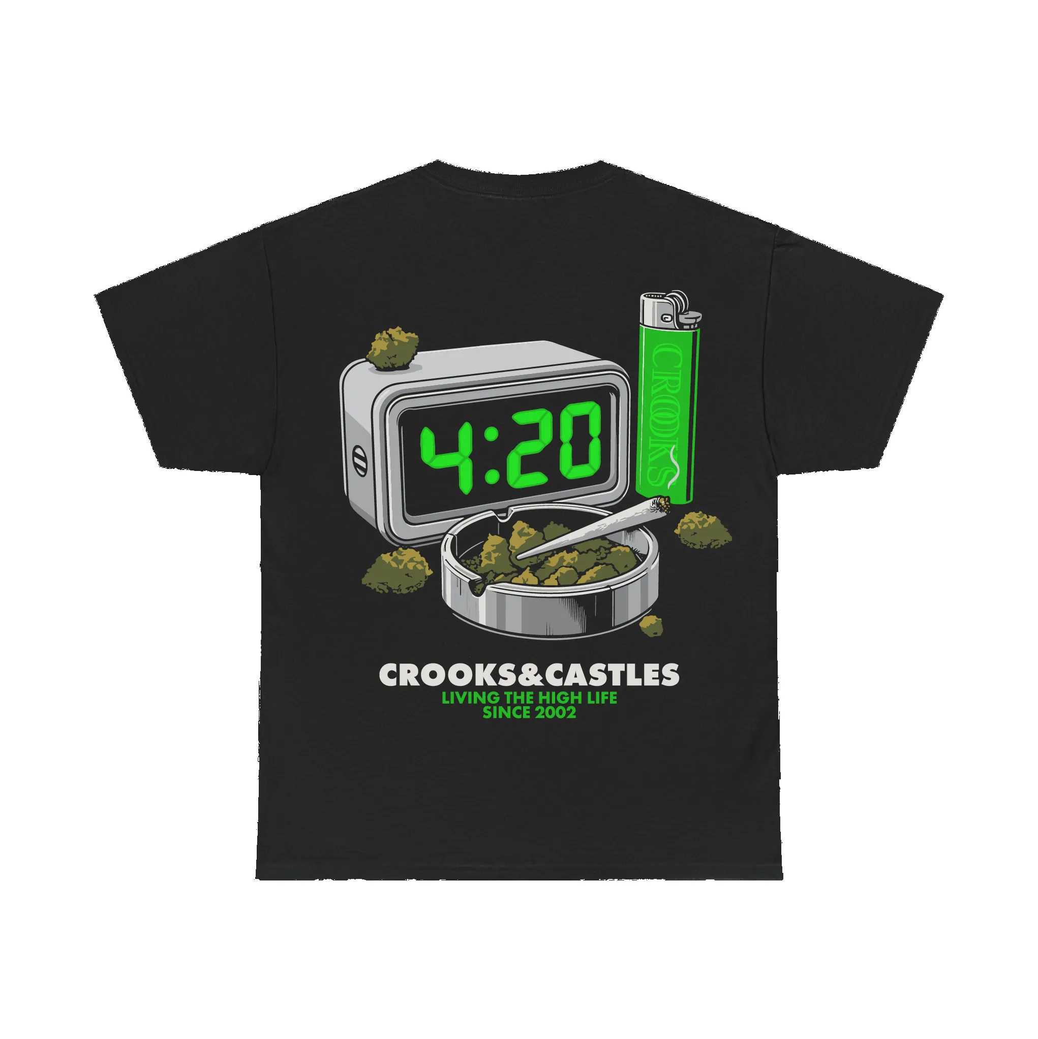 420 Time O'Clock Tee sold by Crooks & Castles product image thumbnail 2