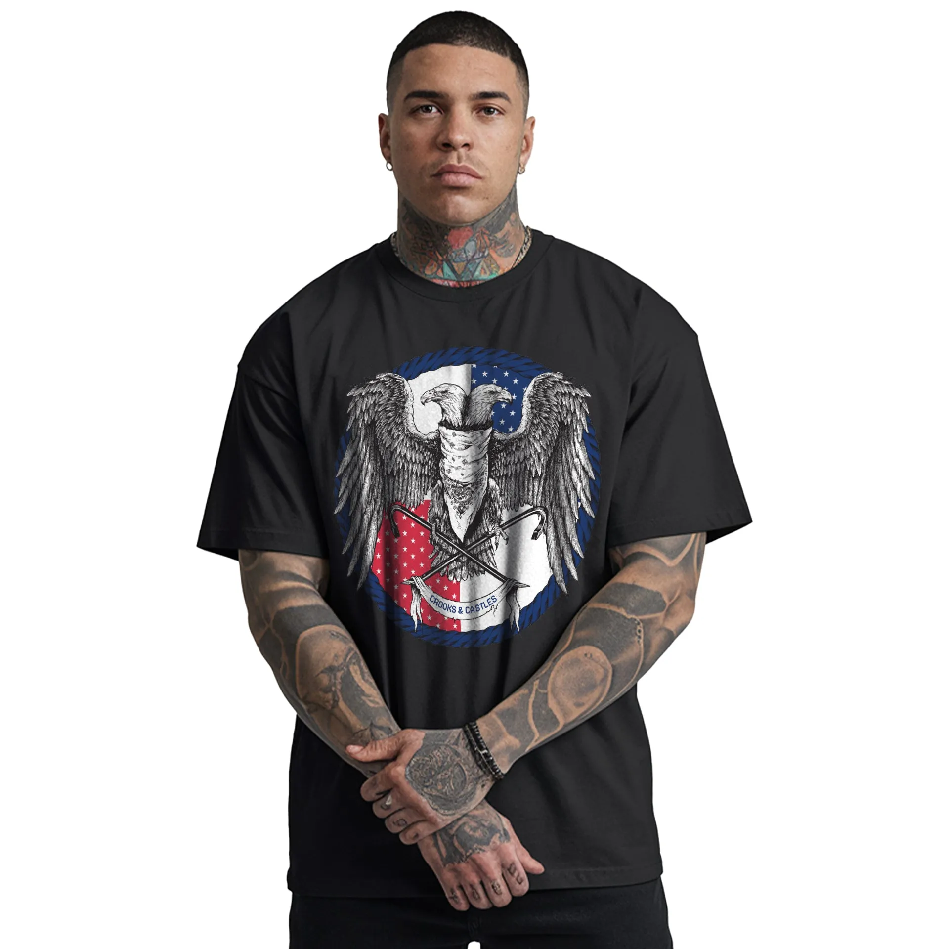 Land of The Thieves Tee sold by Crooks & Castles product image thumbnail 2